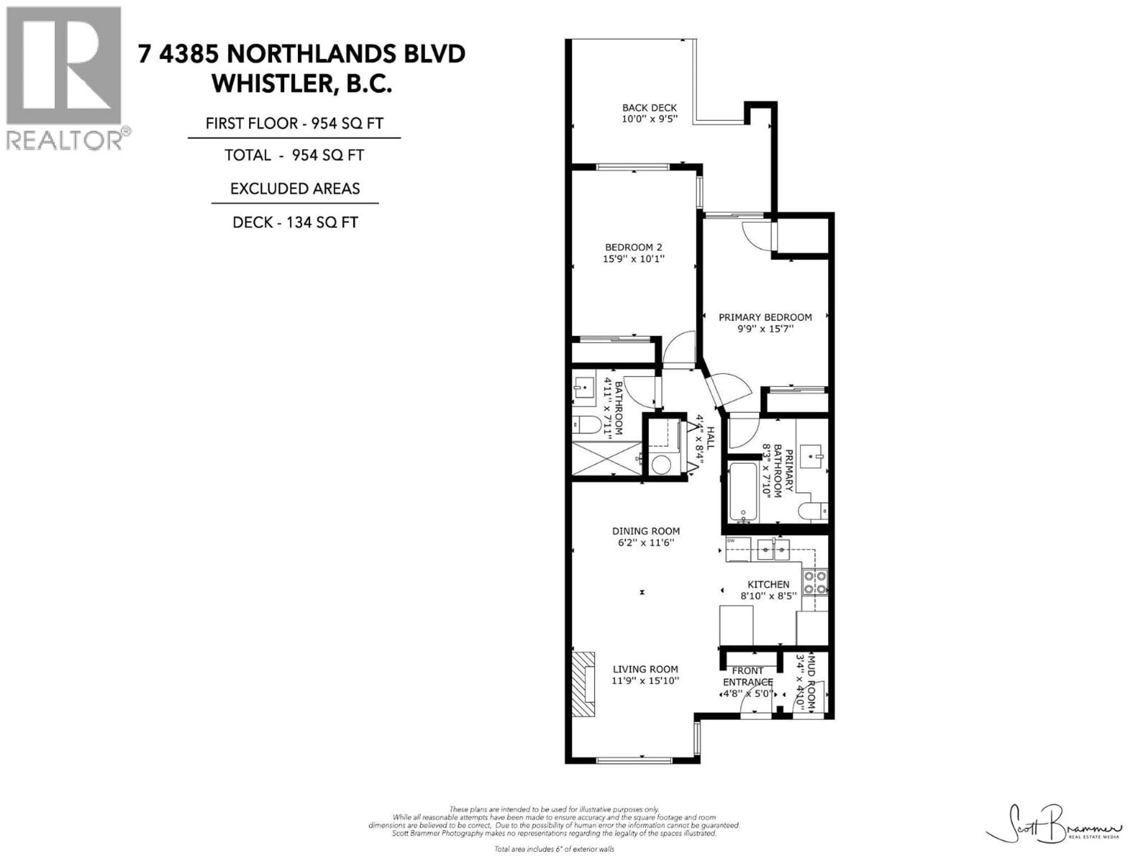 Floor plan for 7 - 4385 NORTHLANDS BOULEVARD, Whistler British Columbia V8E1C5