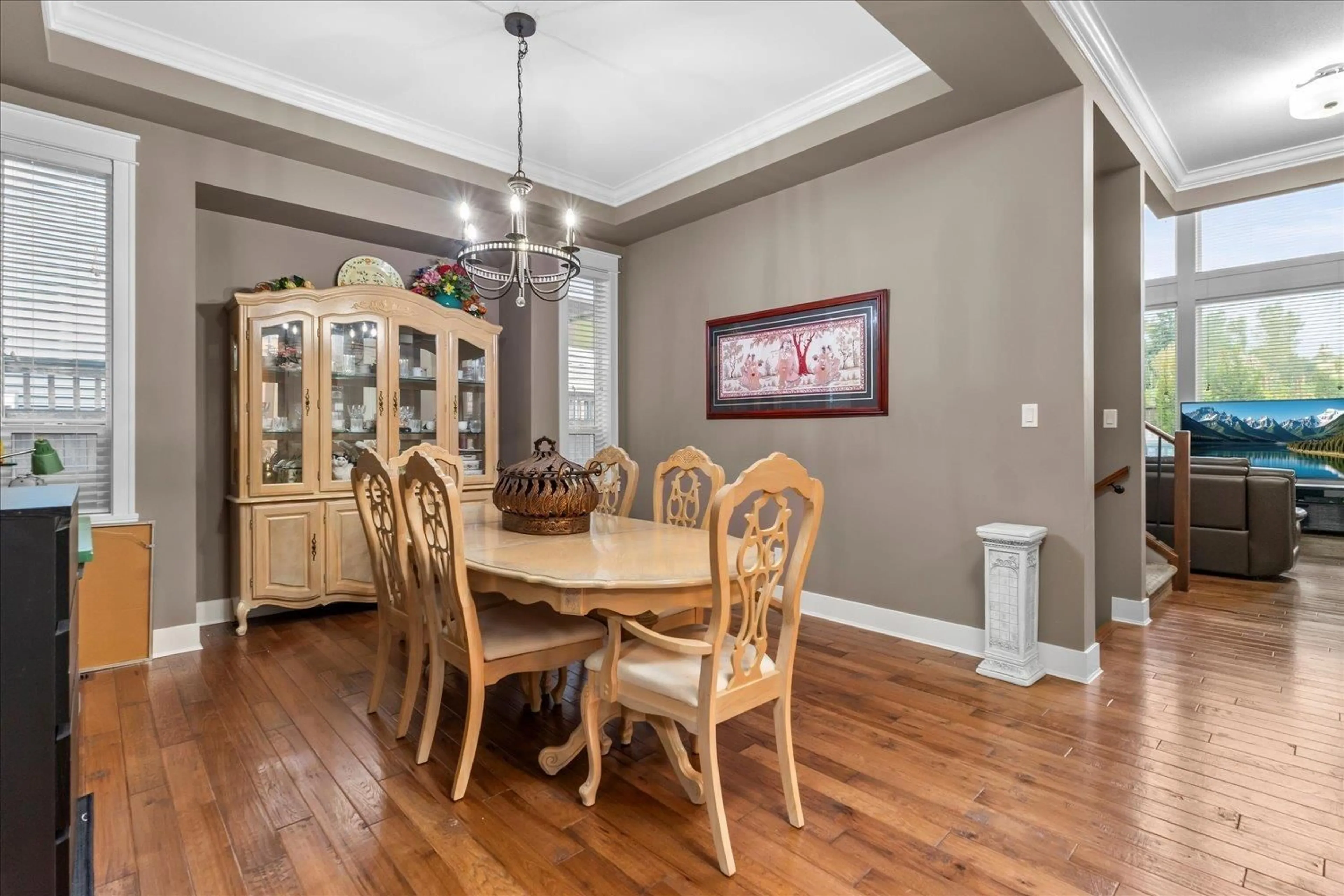 Dining room, wood/laminate floor for 2203 RIESLING DRIVE, Abbotsford British Columbia V4X0A6
