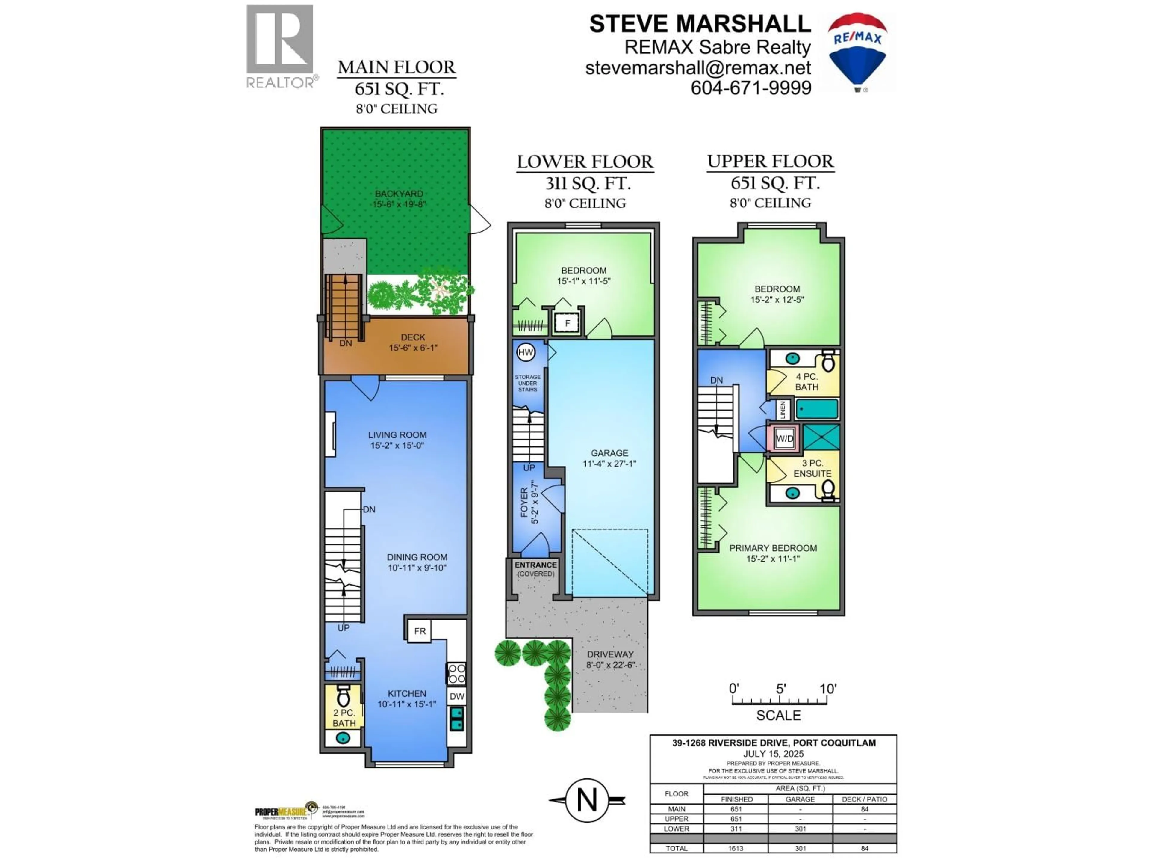 Floor plan for 39 - 1268 RIVERSIDE DRIVE, Port Coquitlam British Columbia V3B0A8