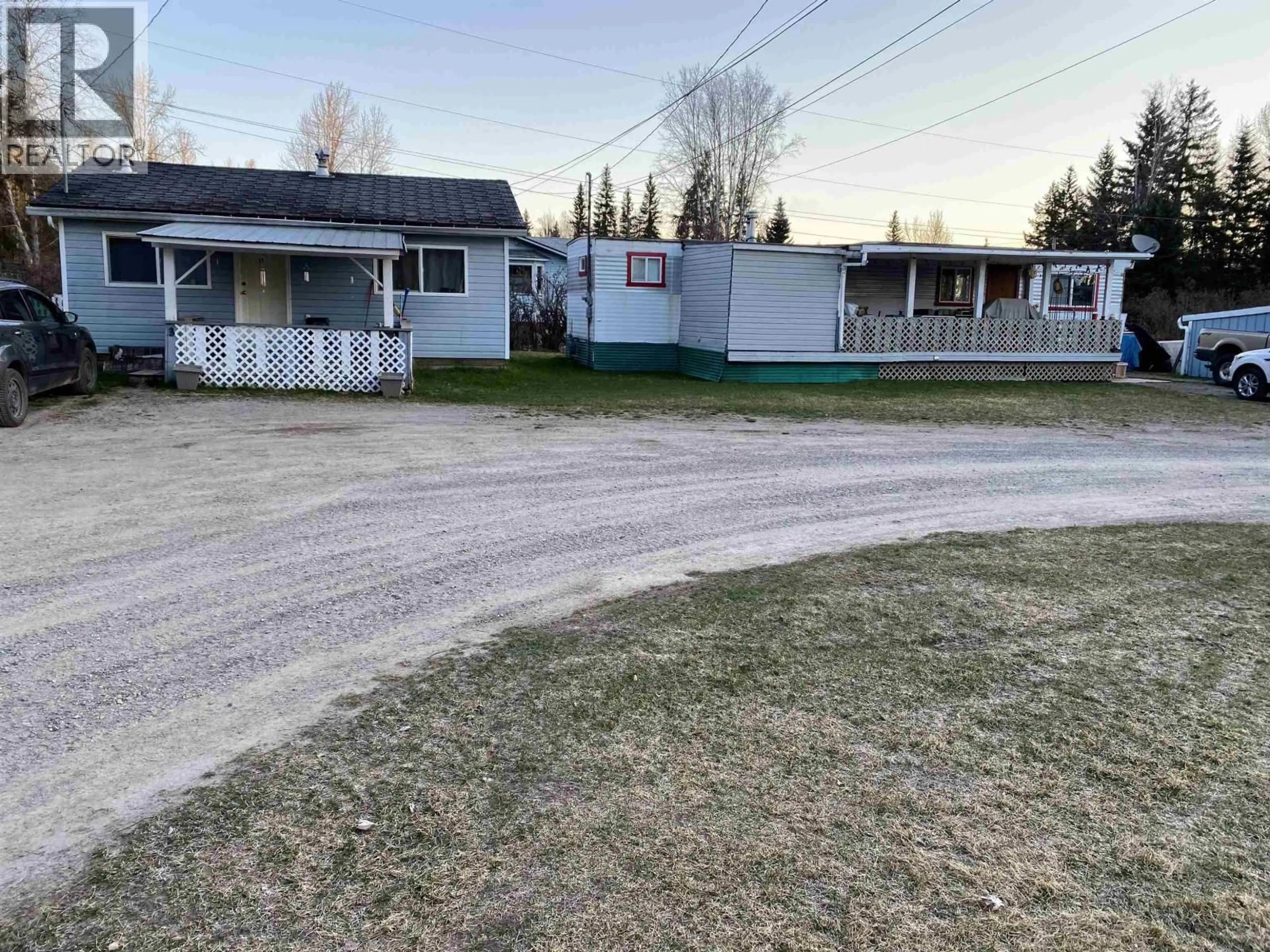 A pic from outside/outdoor area/front of a property/back of a property/a pic from drone, street for 1172 WEST FRASER ROAD, Quesnel British Columbia V2J6H8