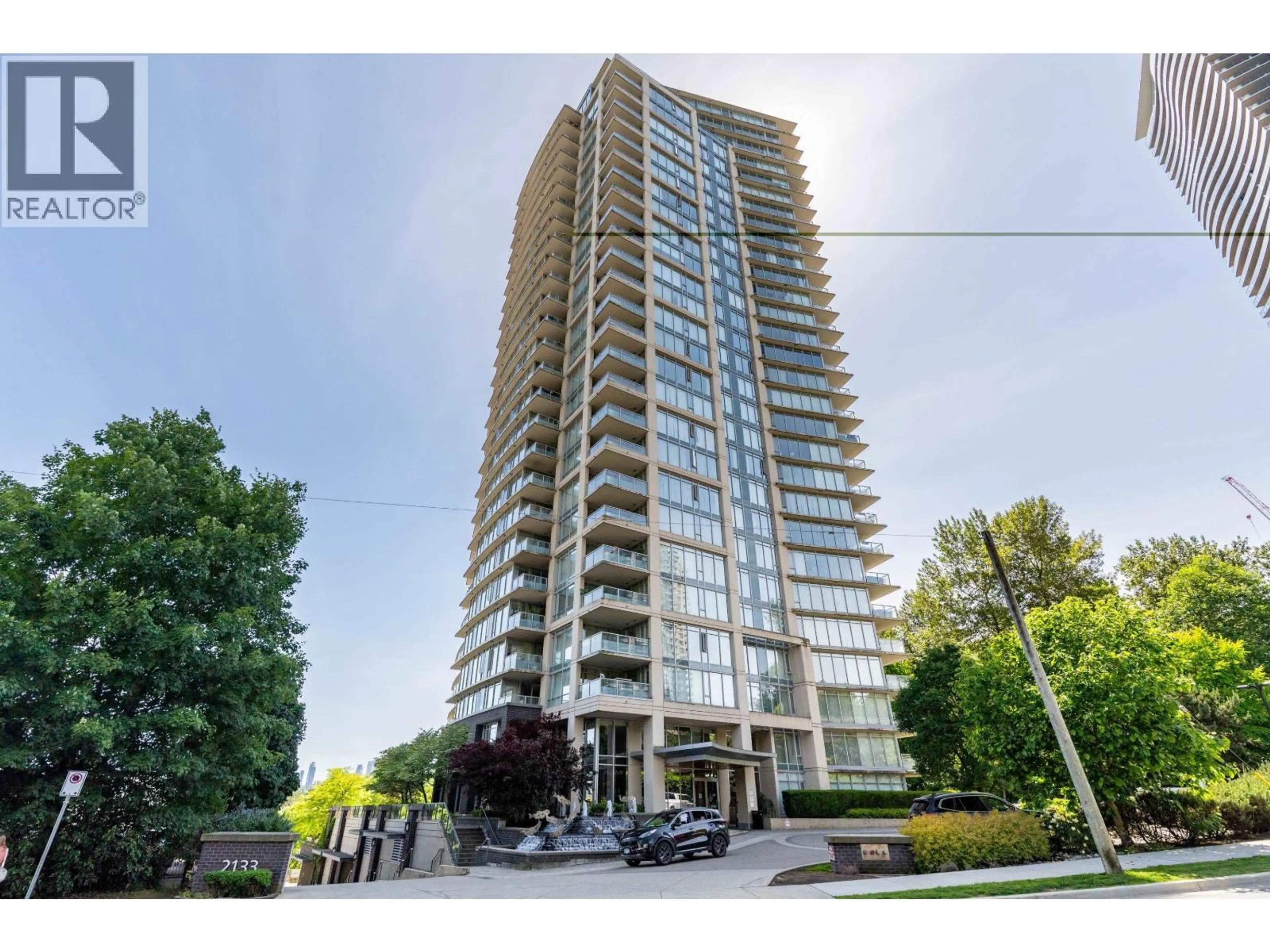 A pic from outside/outdoor area/front of a property/back of a property/a pic from drone, building for 2201 - 2133 DOUGLAS ROAD, Burnaby British Columbia V5C0E9