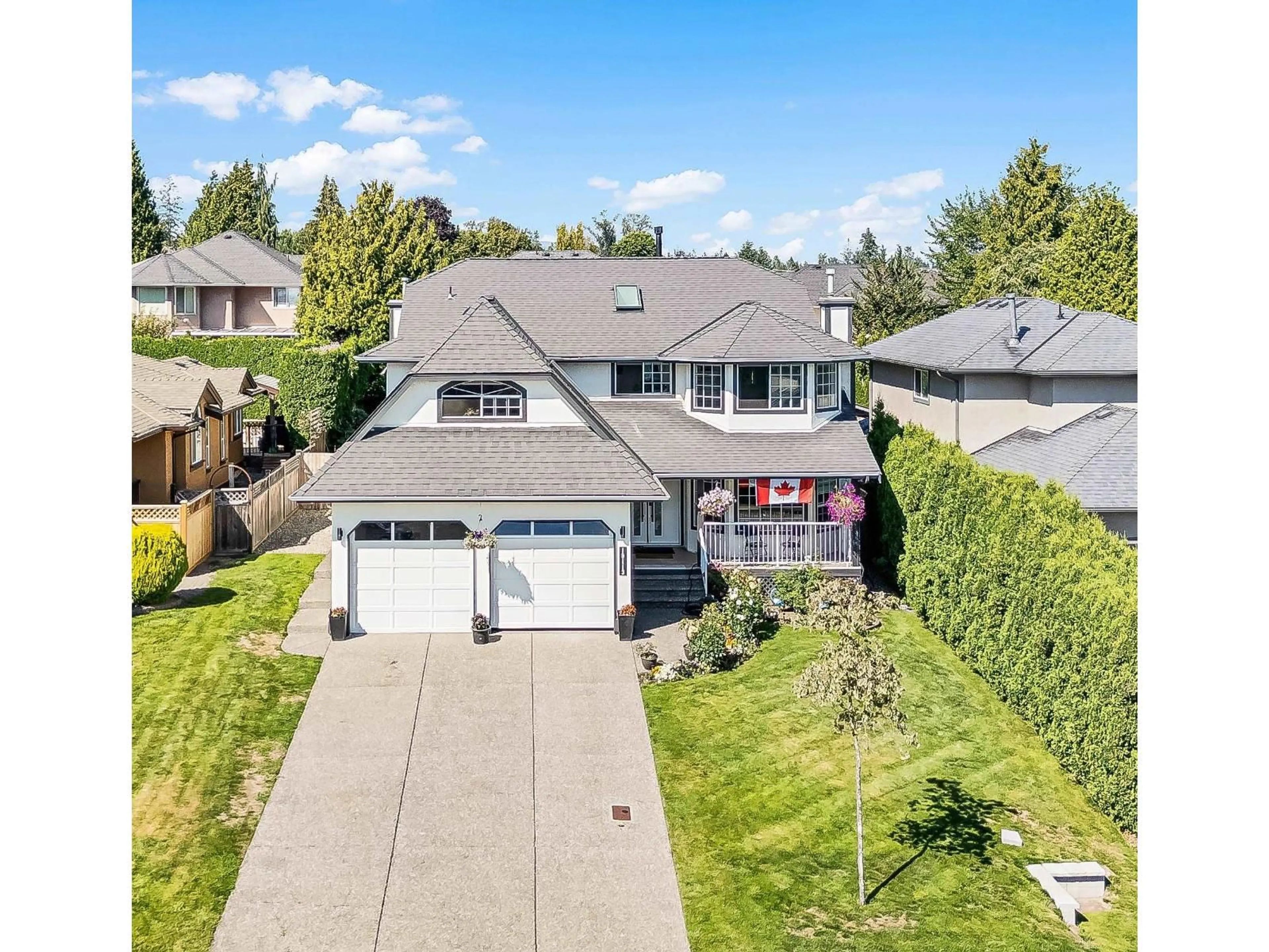 A pic from outside/outdoor area/front of a property/back of a property/a pic from drone, street for 19113 62A AVENUE, Surrey British Columbia V3S8C6