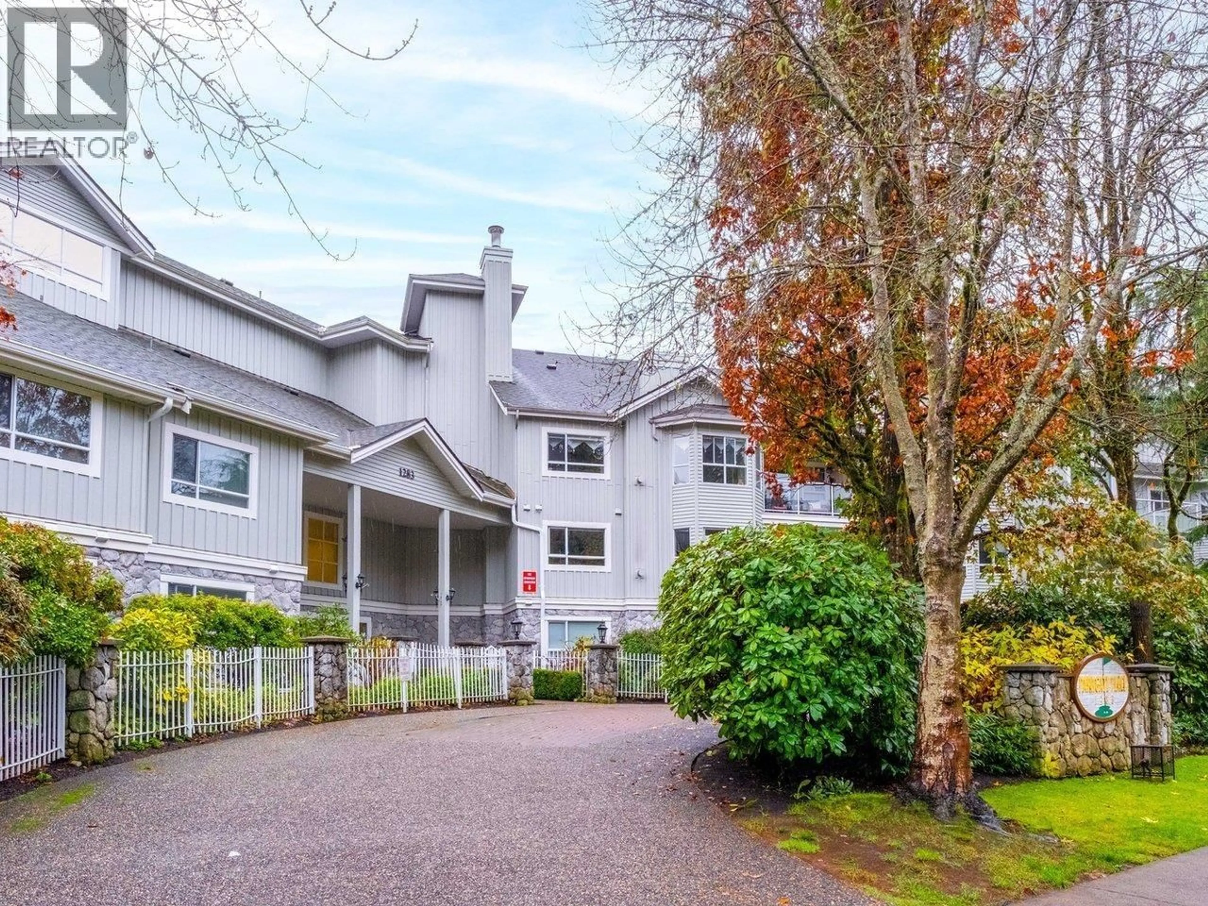 A pic from outside/outdoor area/front of a property/back of a property/a pic from drone, street for 308 - 1283 PARKGATE AVENUE, North Vancouver British Columbia V7H3A3