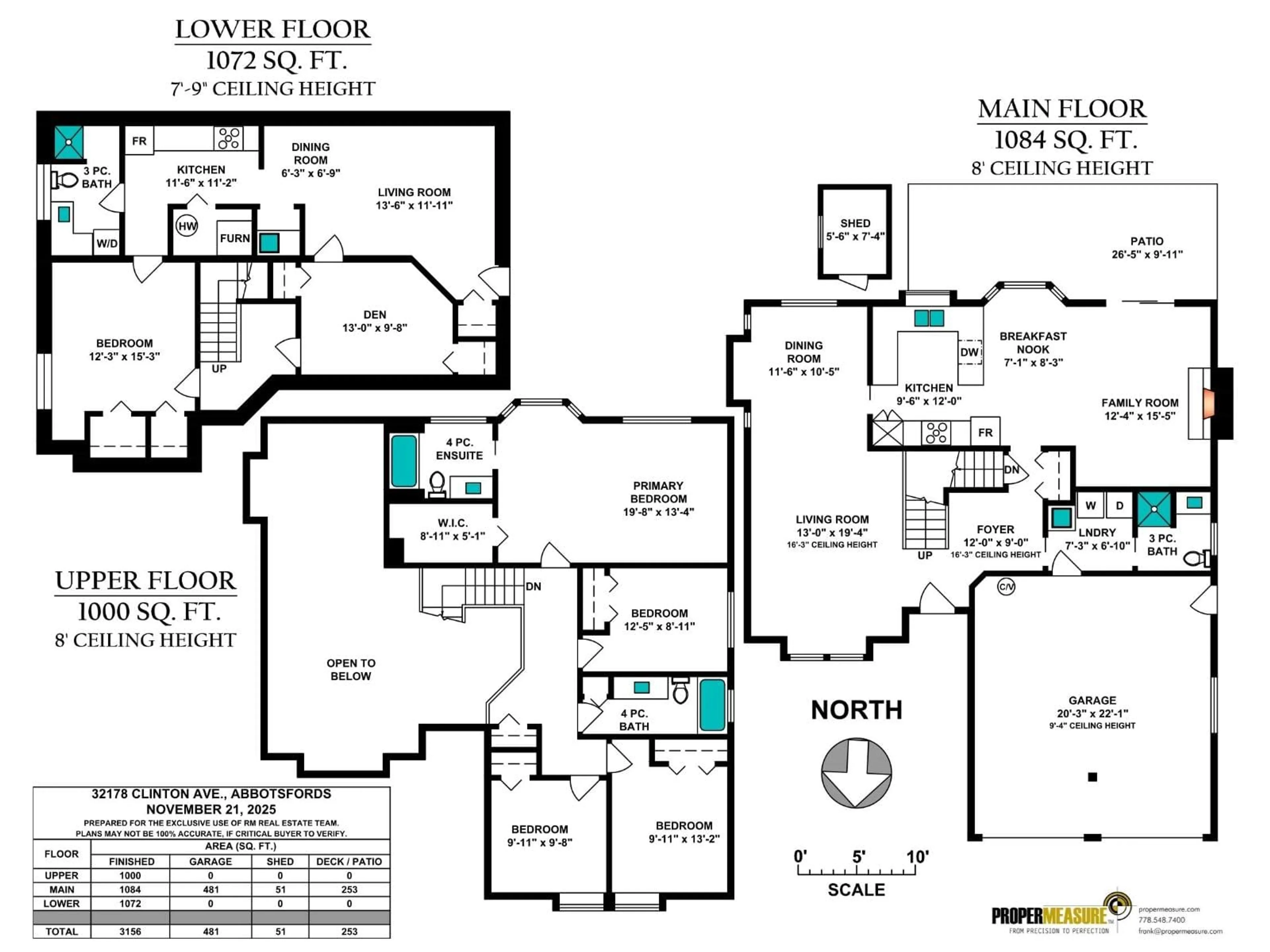 Floor plan for 32178 CLINTON AVENUE, Abbotsford British Columbia V2T5B5