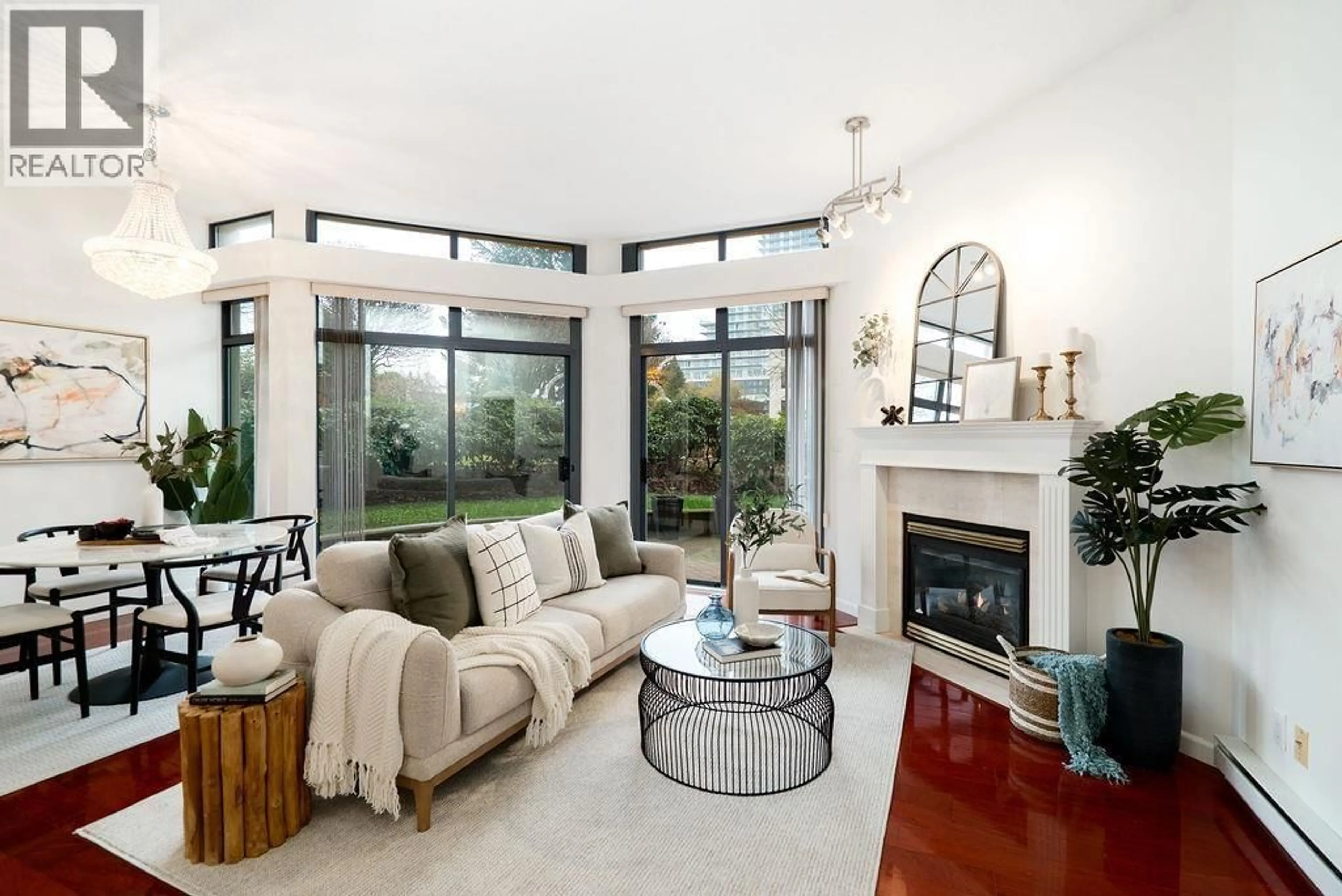 Living room with furniture, unknown for 101 - 4425 HALIFAX STREET, Burnaby British Columbia V5C6P2