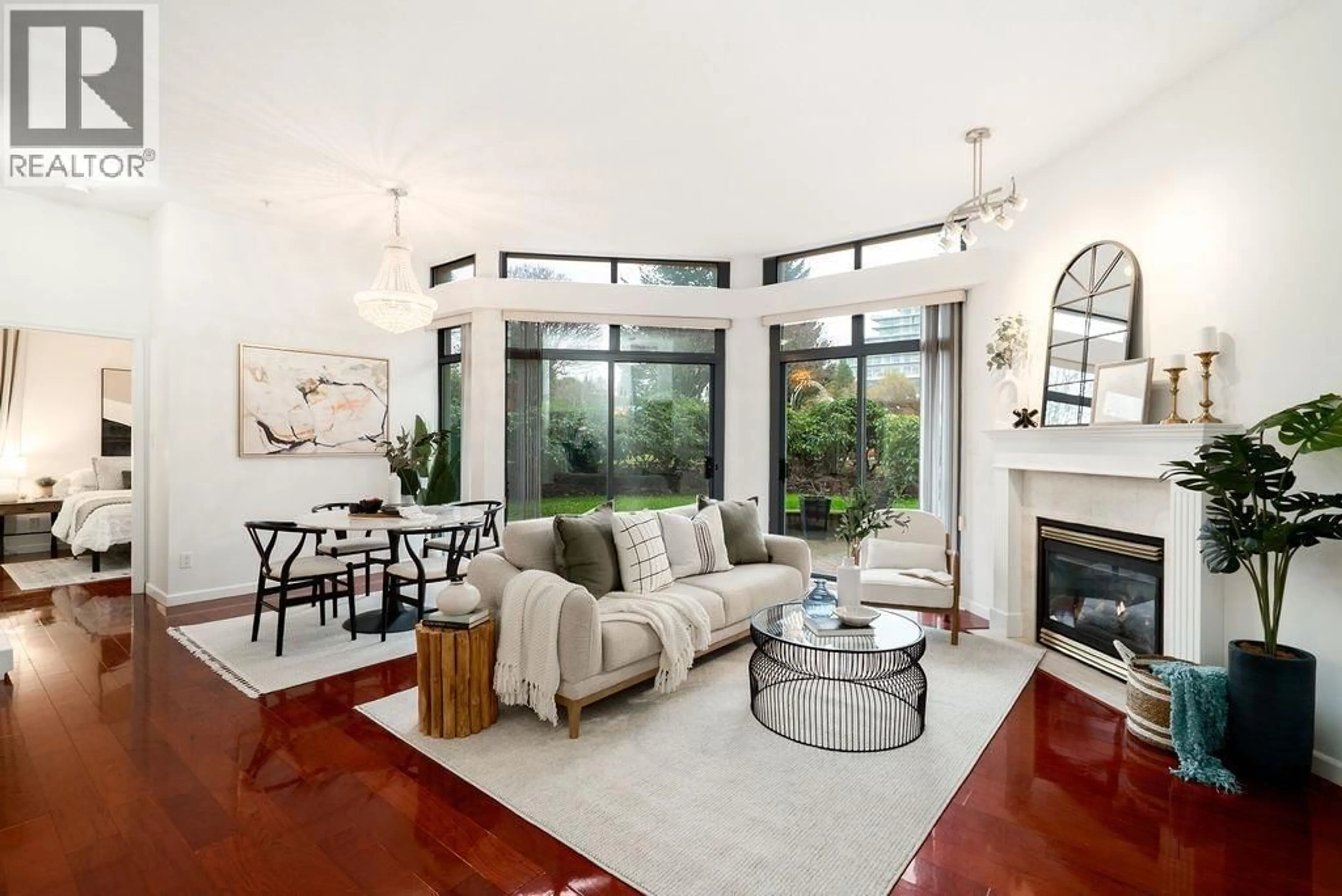 Living room with furniture, unknown for 101 - 4425 HALIFAX STREET, Burnaby British Columbia V5C6P2