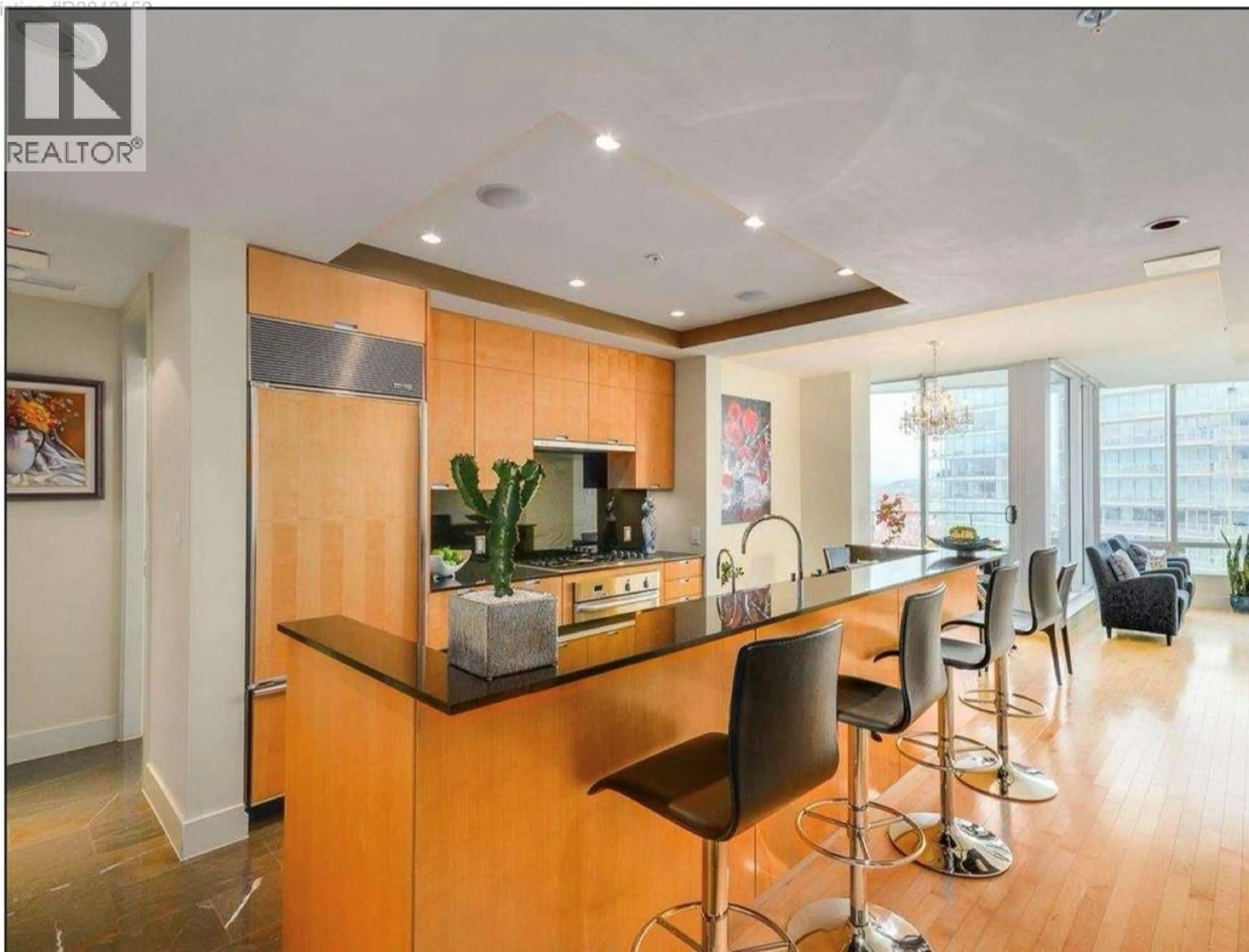 Contemporary kitchen, unknown for 3304 - 1077 CORDOVA STREET, Vancouver British Columbia V6C2C6
