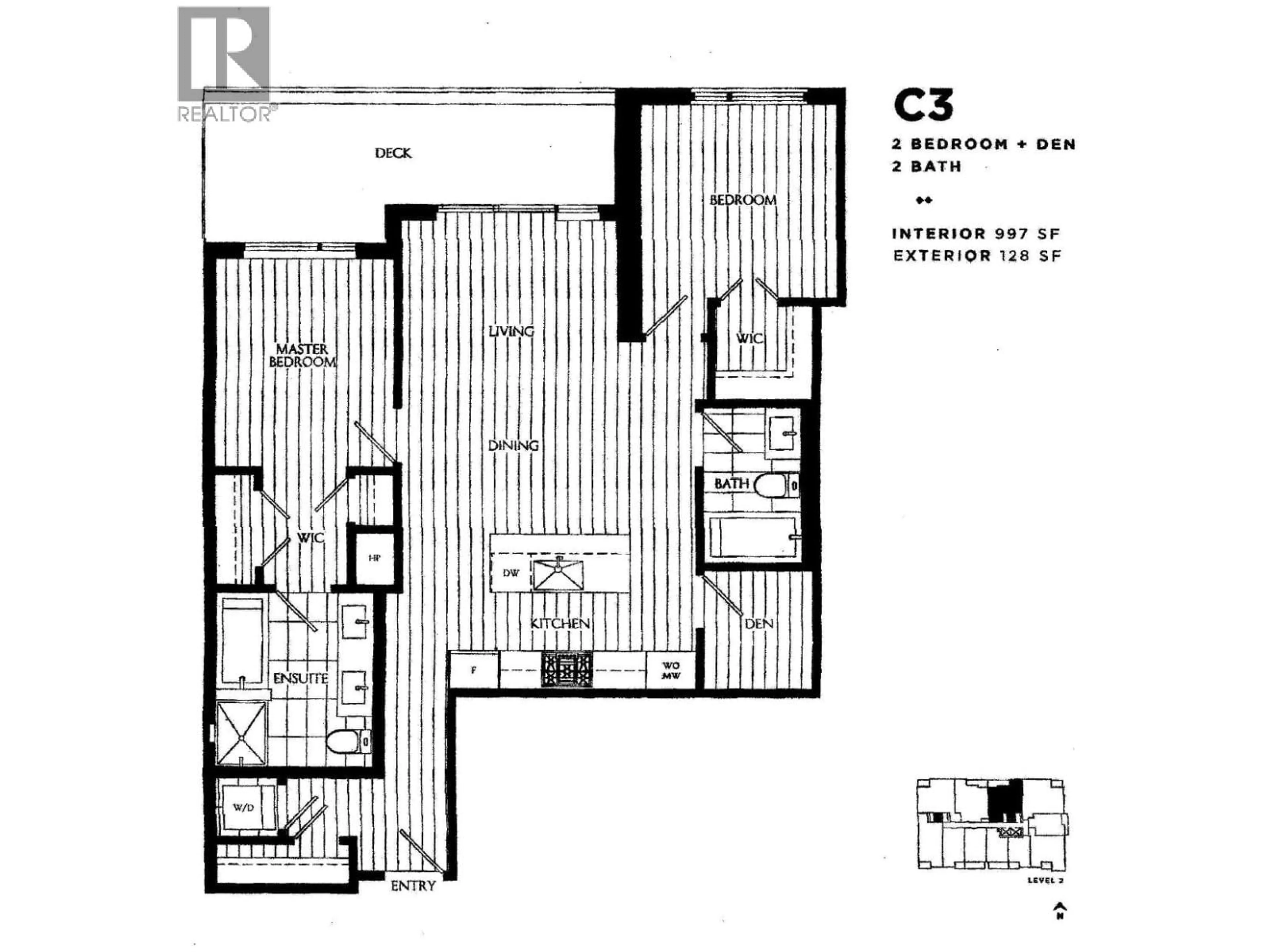 Floor plan for 207 - 5693 ELIZABETH STREET, Vancouver British Columbia V5Y3K1