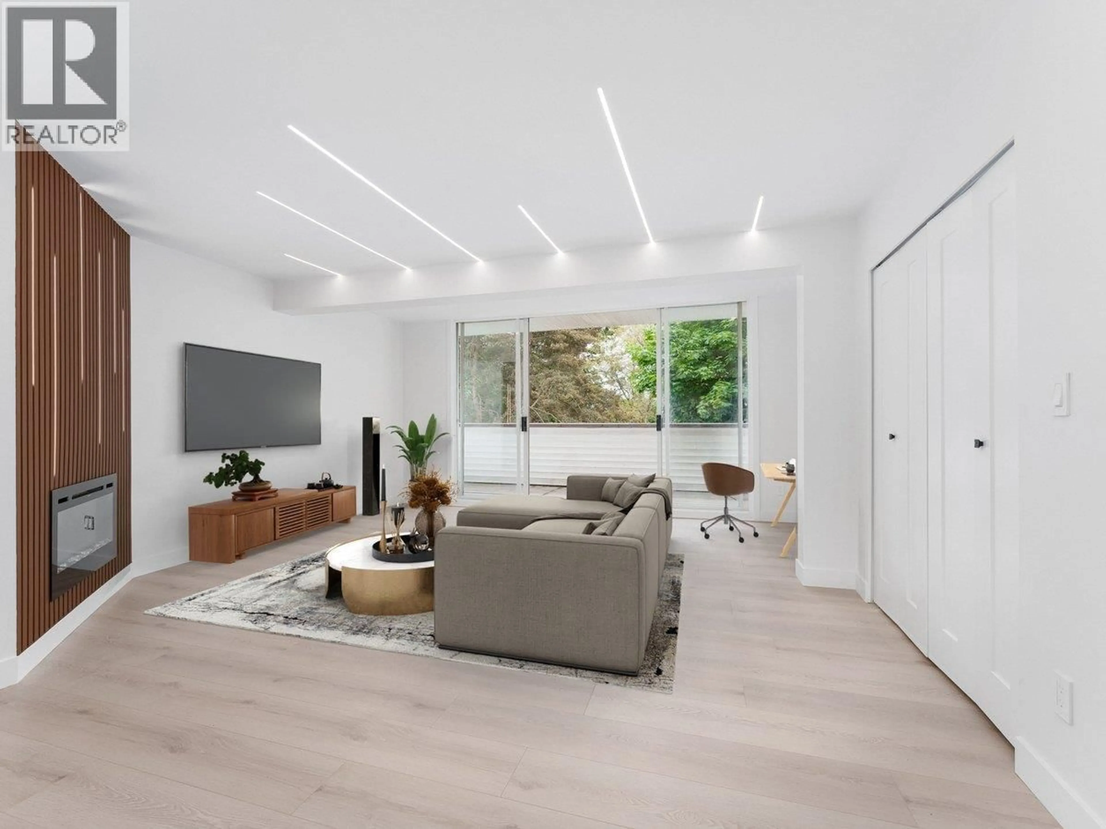 Living room with furniture, unknown for 206 - 9151 NO. 5 ROAD, Richmond British Columbia V7A4T9