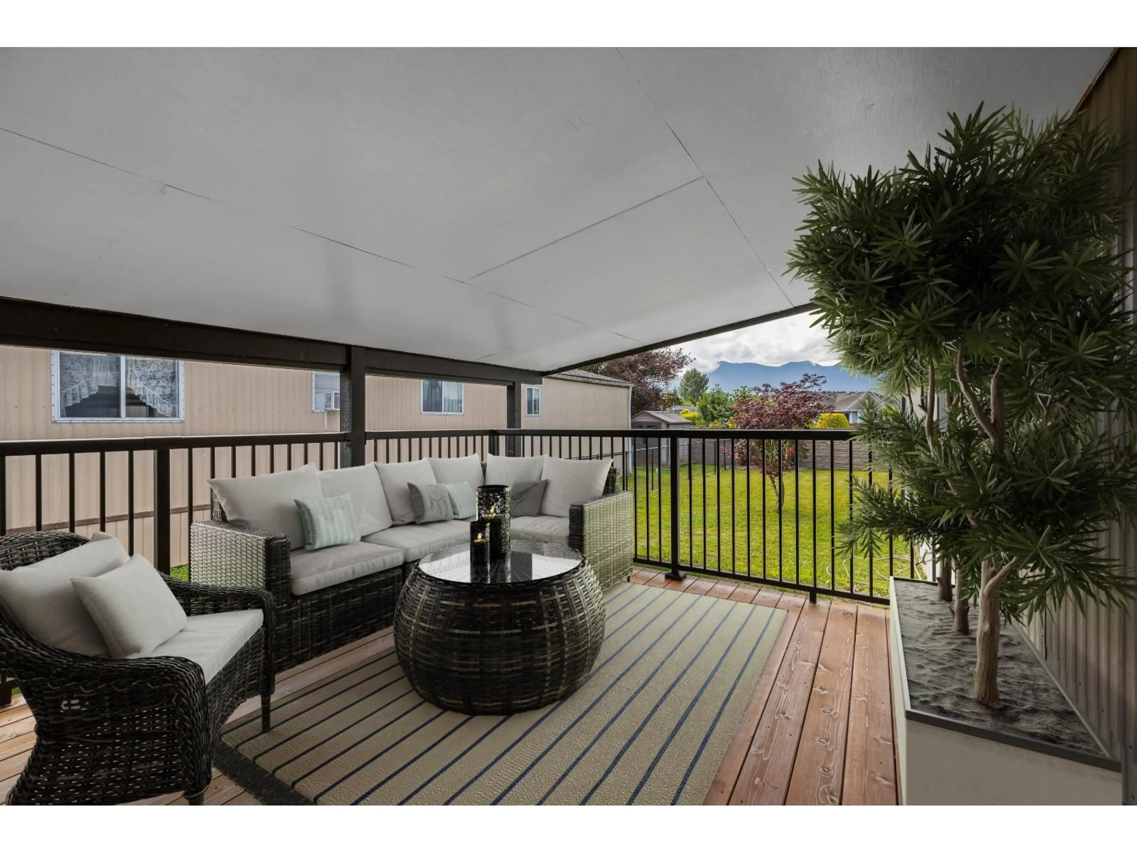 Patio, water/lake/river/ocean view for 1 - 7610 EVANS ROAD, Chilliwack British Columbia V2R2T4