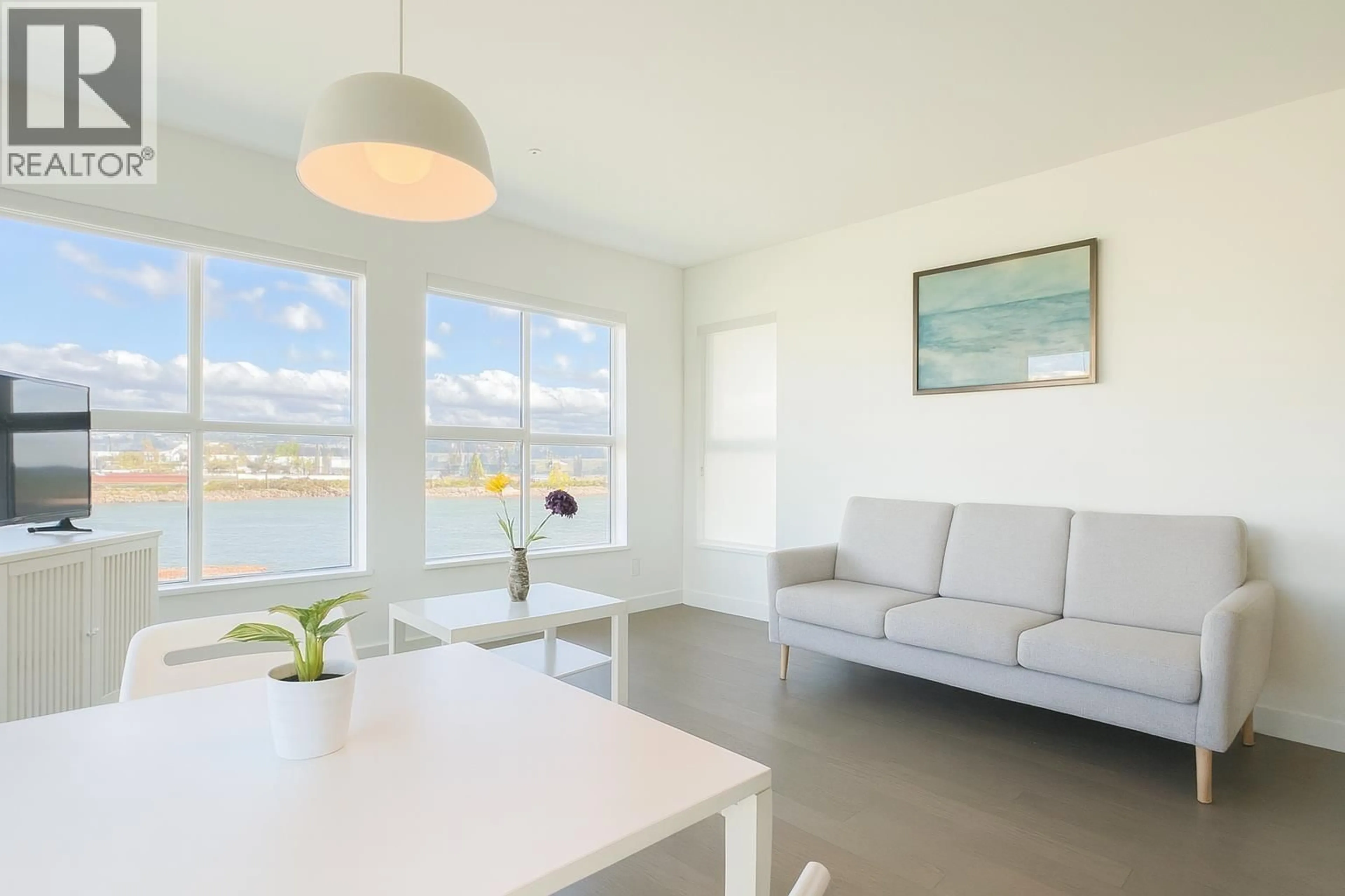 Living room with furniture, unknown for 313 - 10177 RIVER DRIVE, Richmond British Columbia V6X0S2