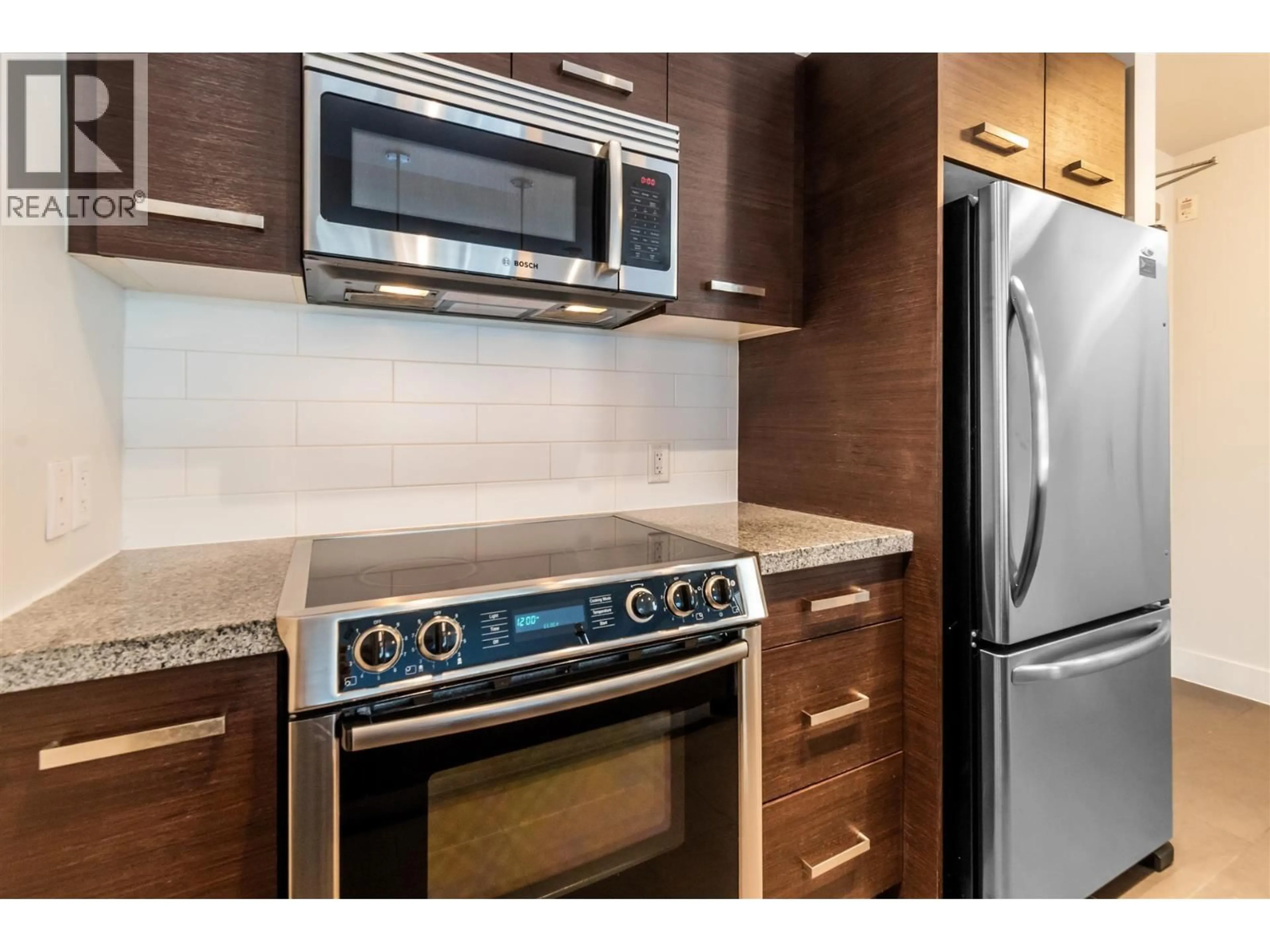 Standard kitchen, ceramic/tile floor for 209 - 2957 GLEN DRIVE, Coquitlam British Columbia V3B0B5