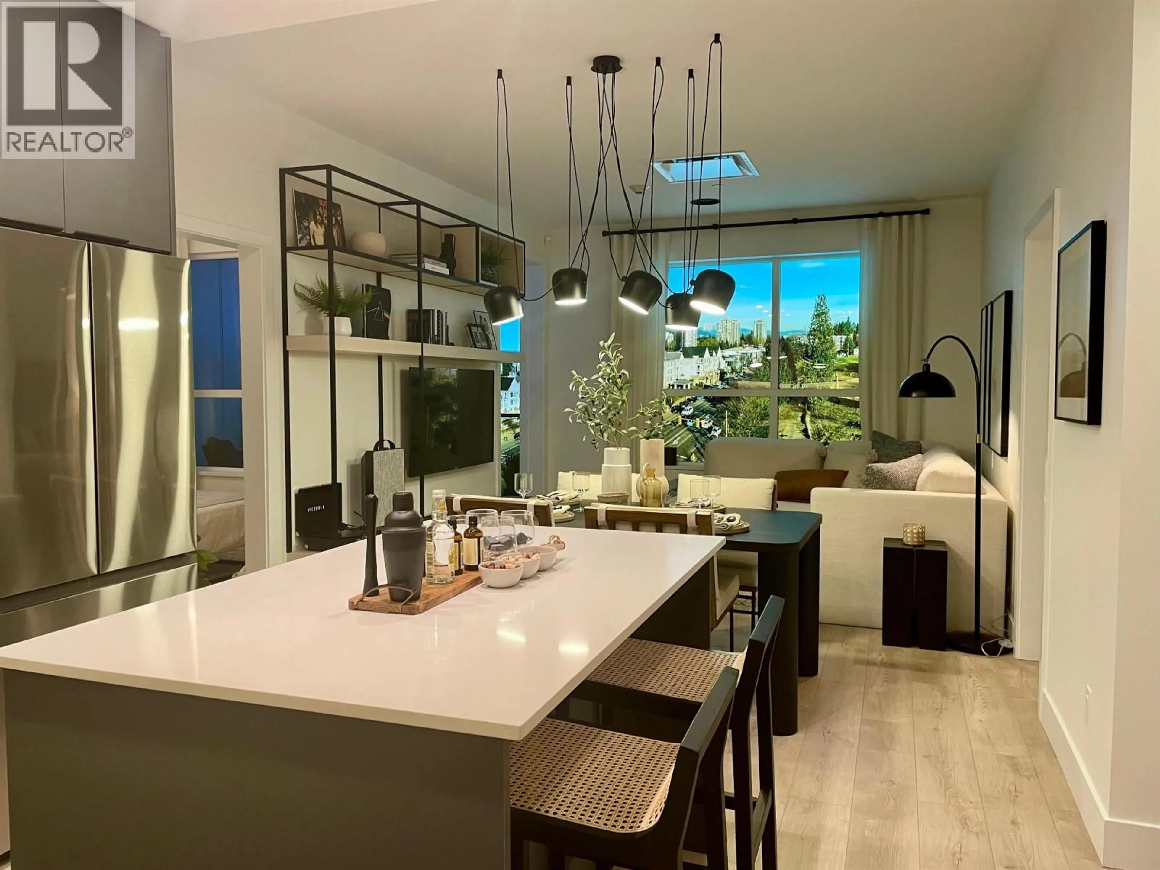 Open concept kitchen, ceramic/tile floor for 102 - 111 BULLER STREET, Port Moody British Columbia V3H0J7