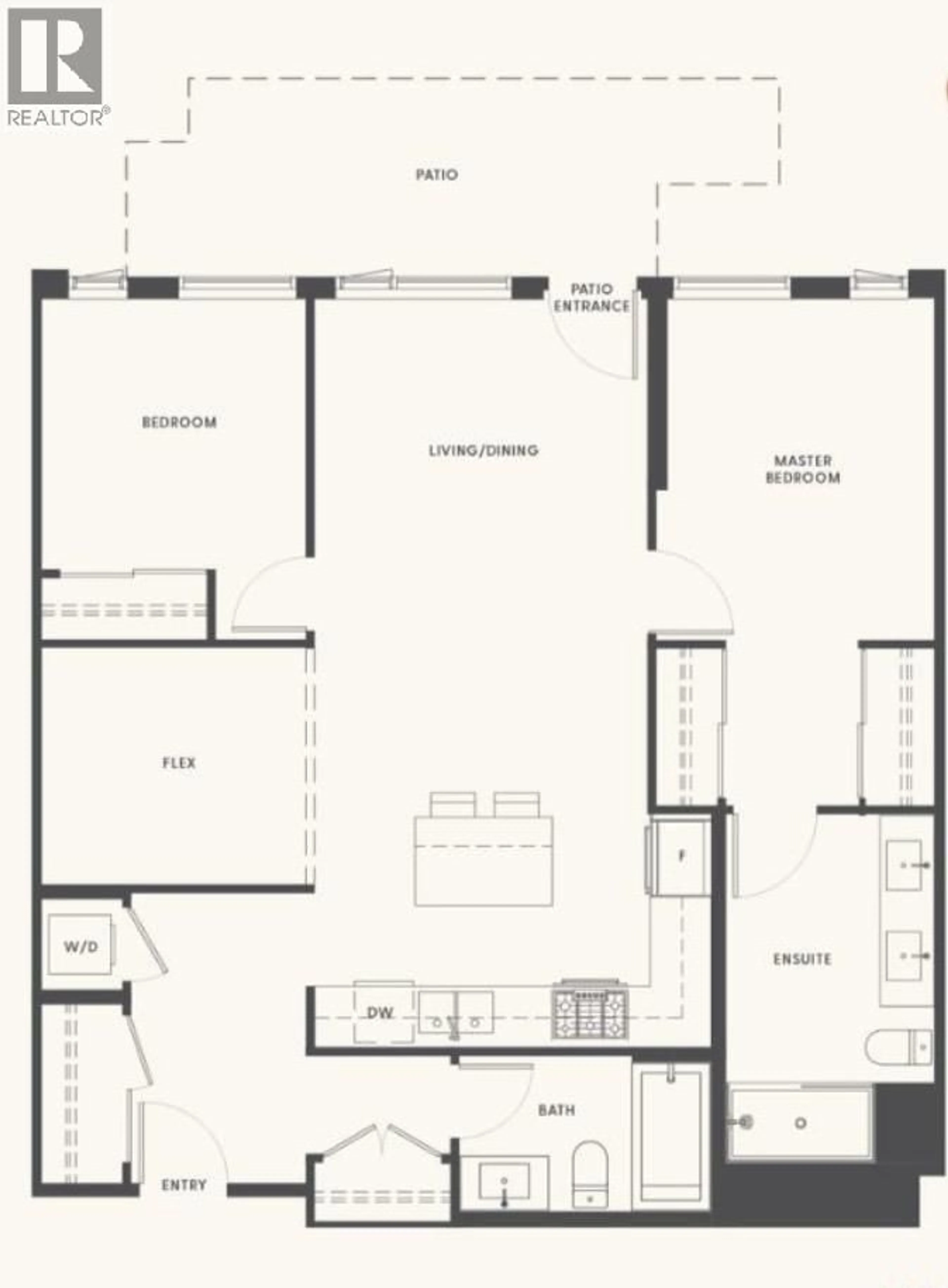 Floor plan for 102 - 111 BULLER STREET, Port Moody British Columbia V3H0J7