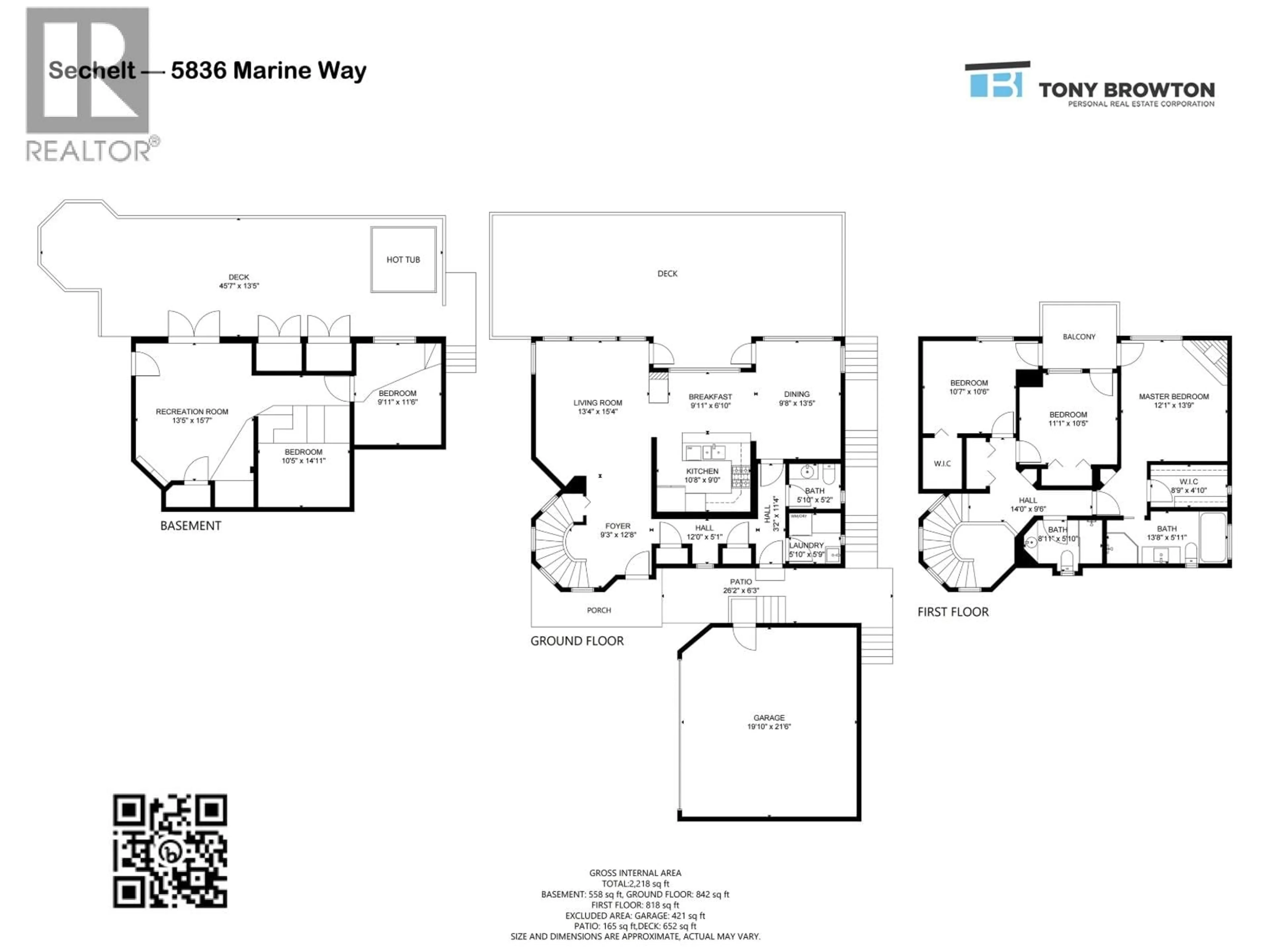 Floor plan for 5836 MARINE WAY, Sechelt British Columbia V7Z0R3