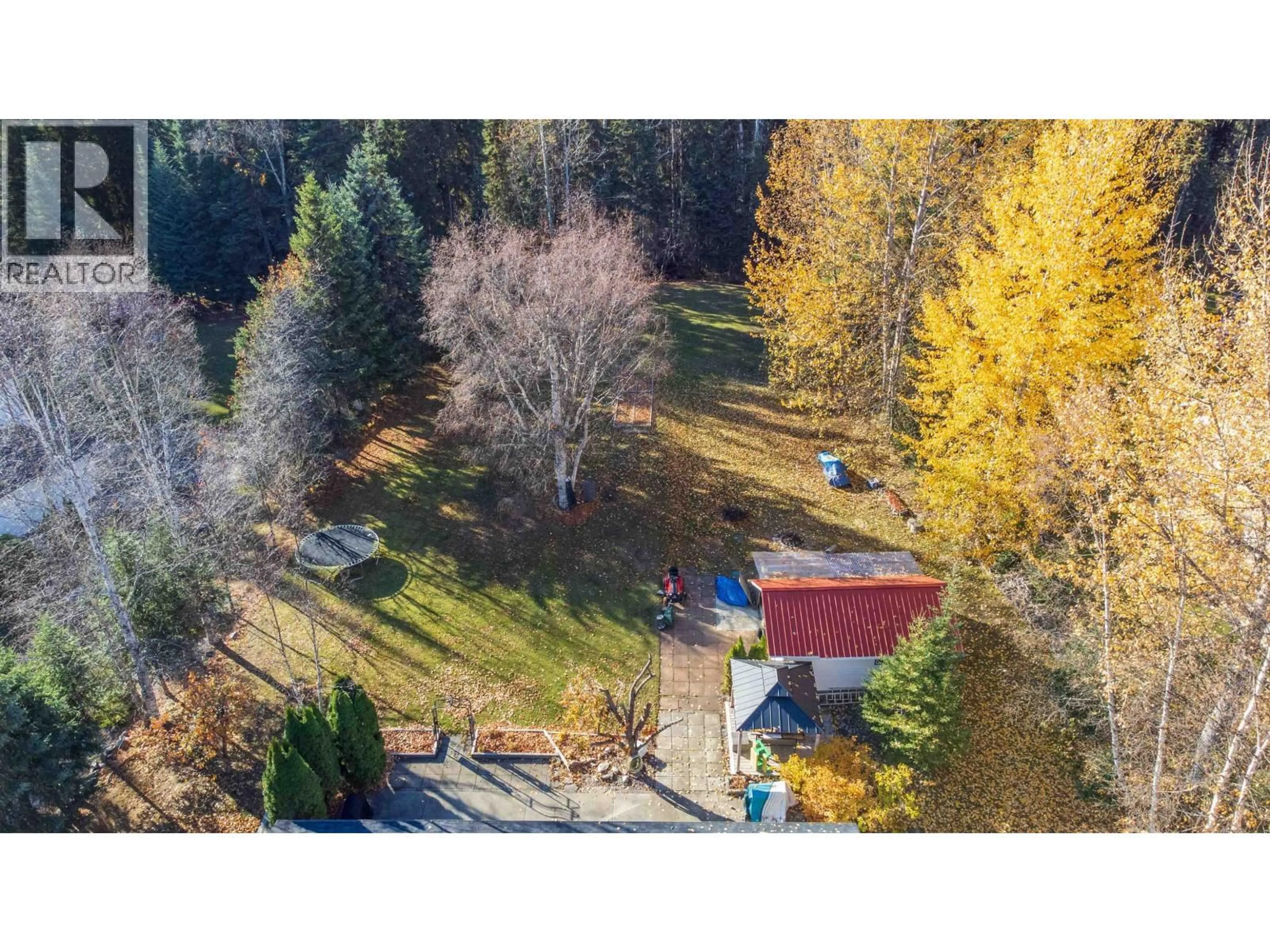 A pic from outside/outdoor area/front of a property/back of a property/a pic from drone, forest/trees view for 7125 VALLEYVIEW DRIVE, Prince George British Columbia V2K4C6