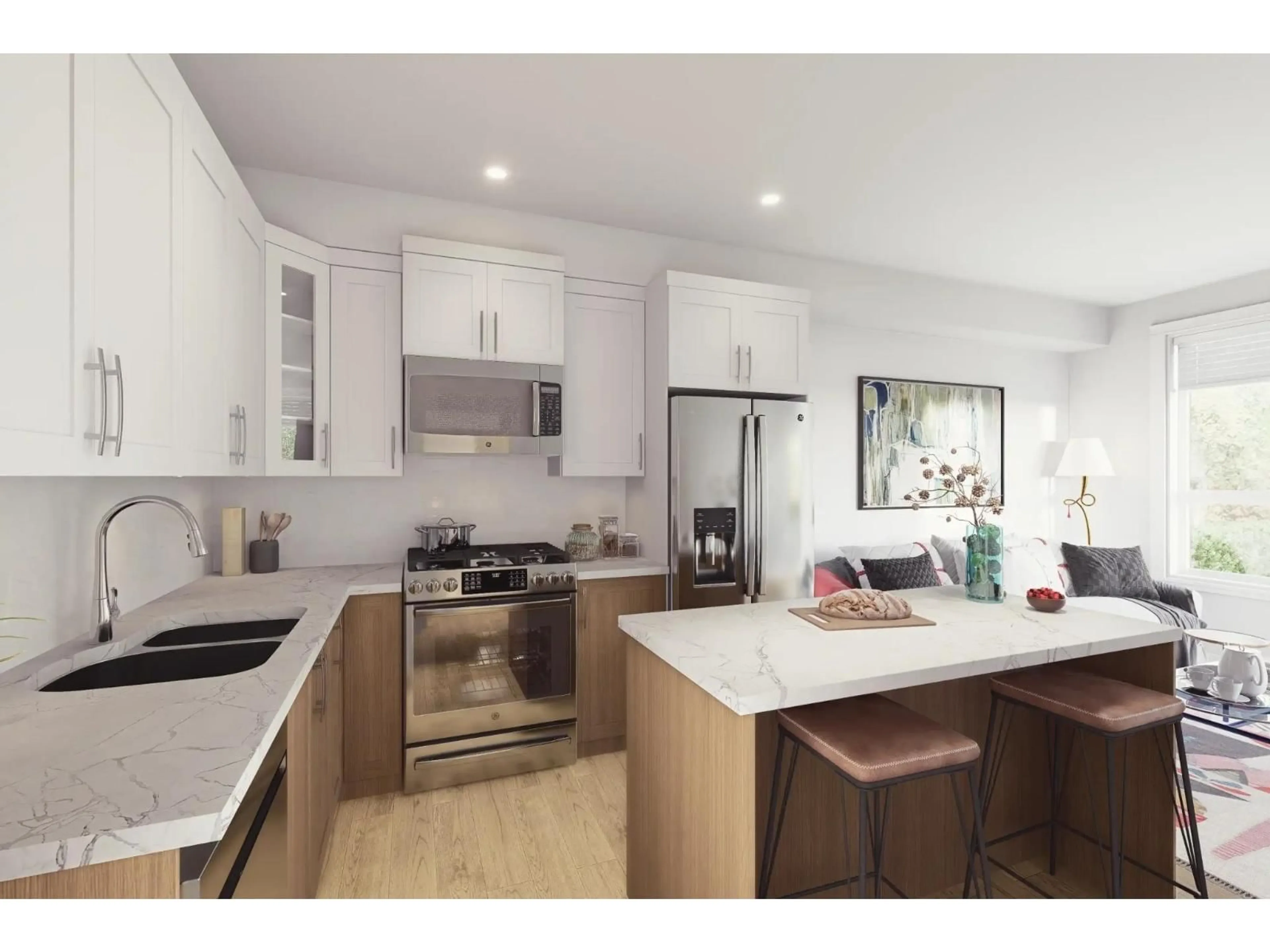 Open concept kitchen, unknown for 1 - 13757 108 AVENUE, Surrey British Columbia V3T2K6