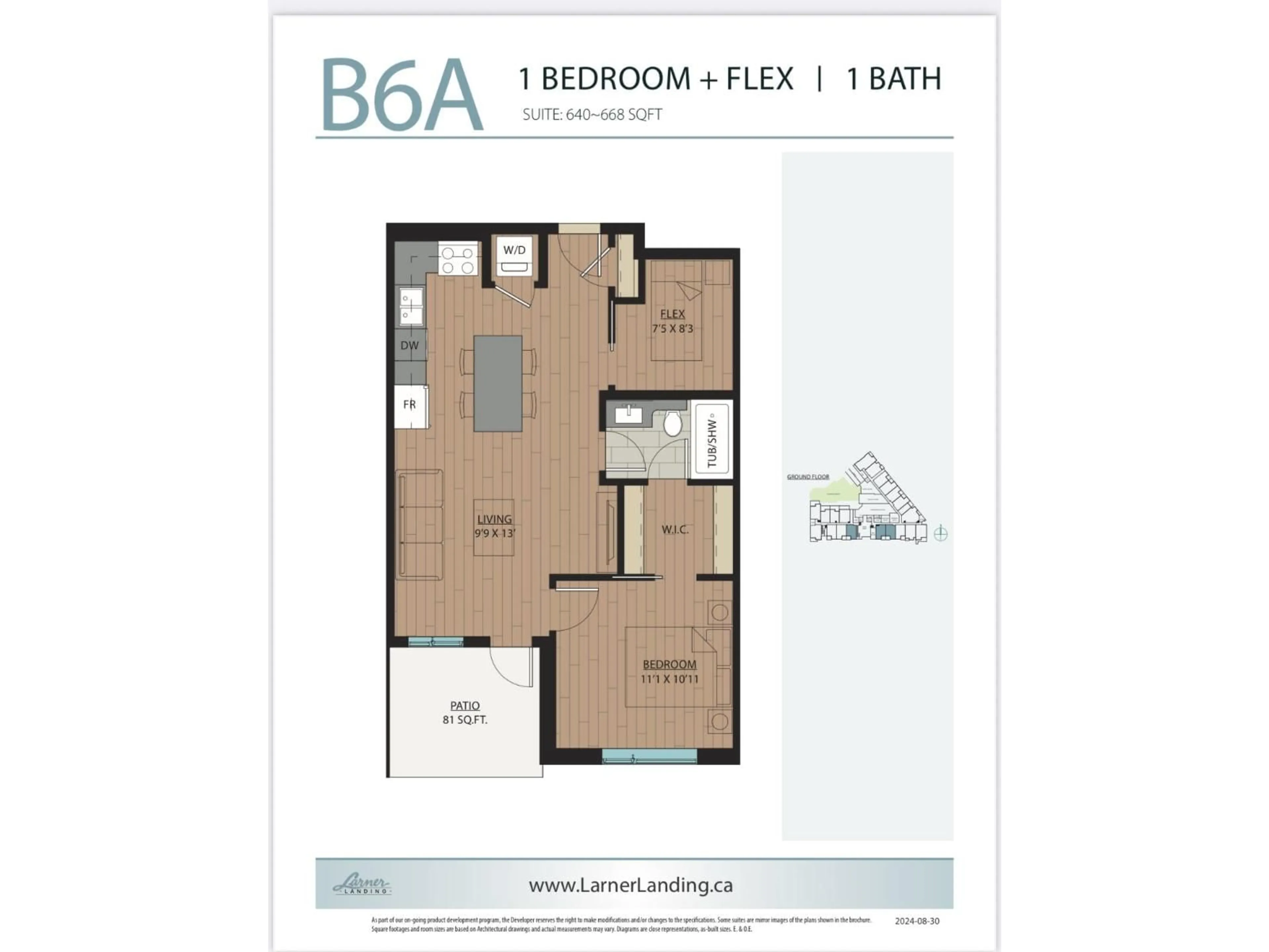 Floor plan for 1 - 13757 108 AVENUE, Surrey British Columbia V3T2K6