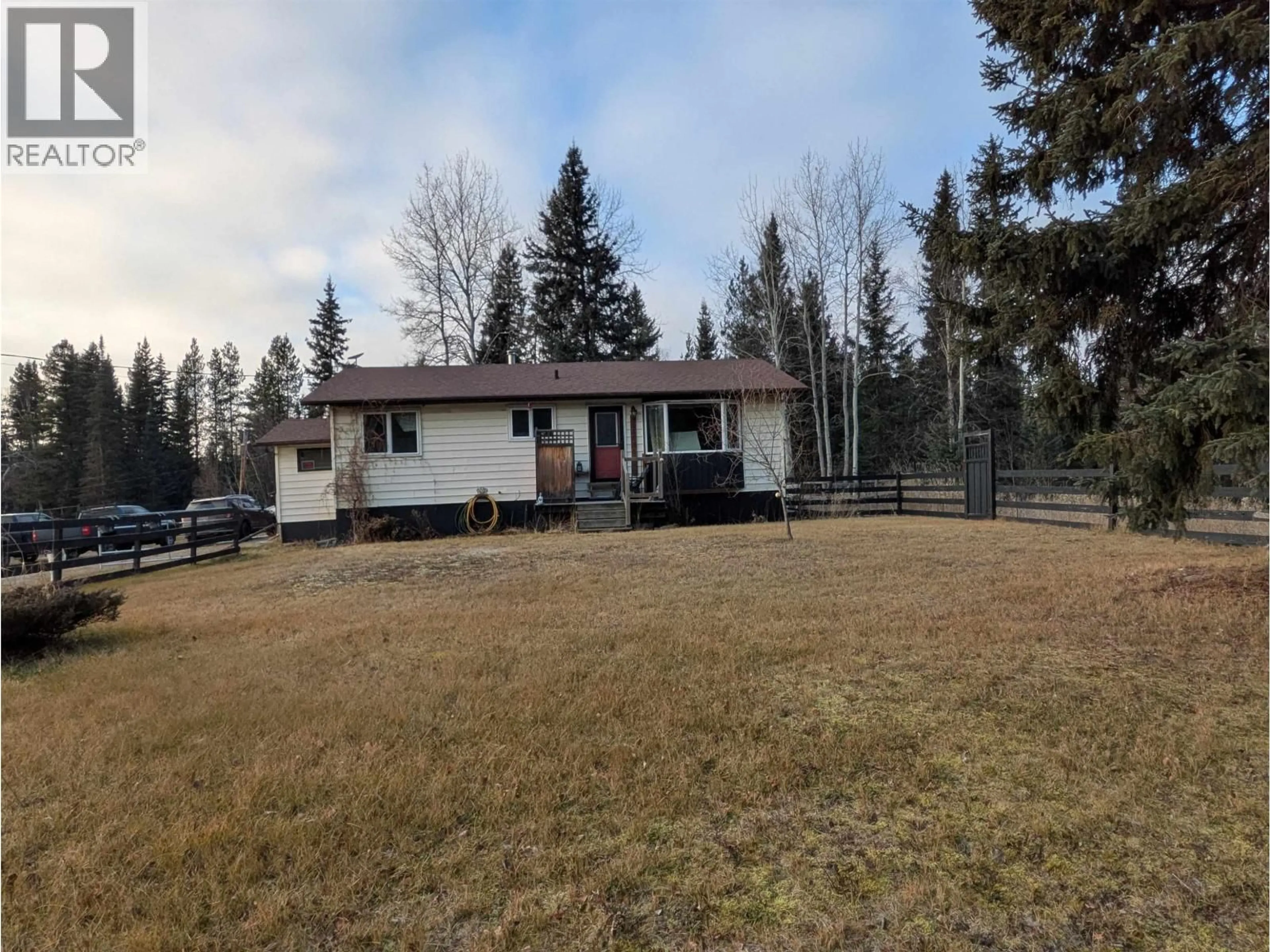 A pic from outside/outdoor area/front of a property/back of a property/a pic from drone, street for 23835 CARIBOO HIGHWAY, Red Rock / Stoner British Columbia V2N5Z1