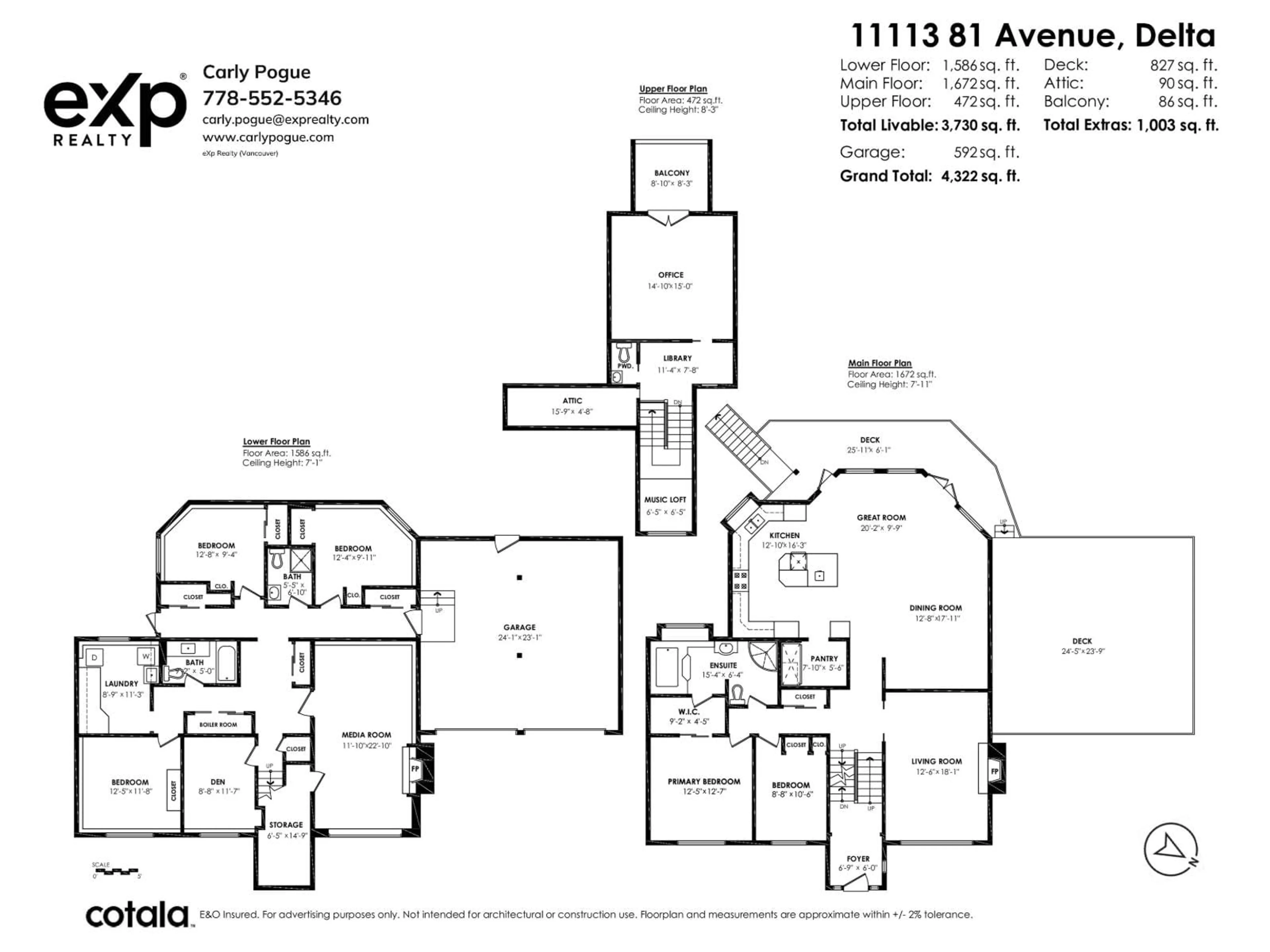 Floor plan for 11113 81 AVENUE, Delta British Columbia V4C1Z3