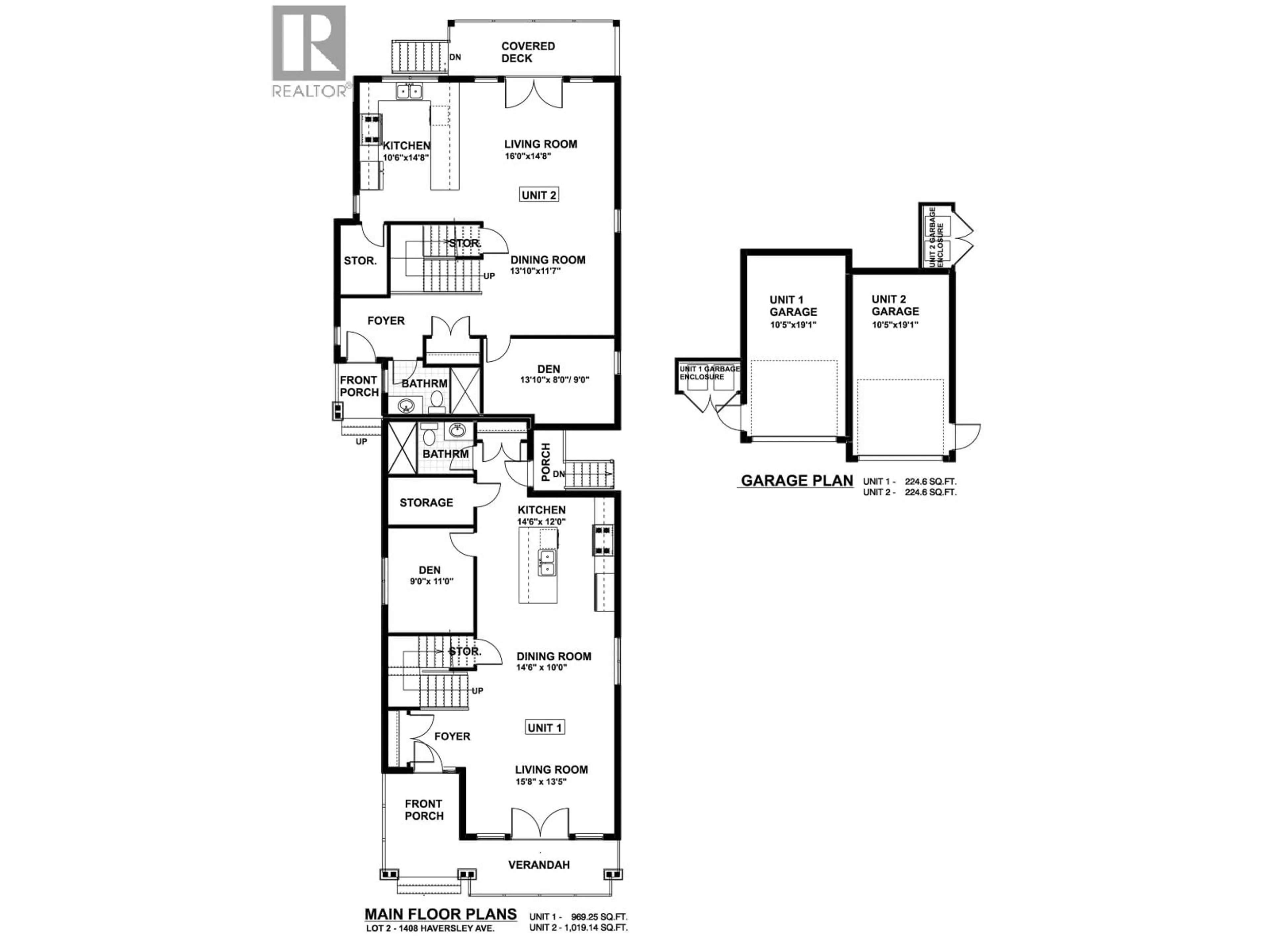 Floor plan for 1 - 1408 HAVERSLEY AVENUE, Coquitlam British Columbia V3J1V3