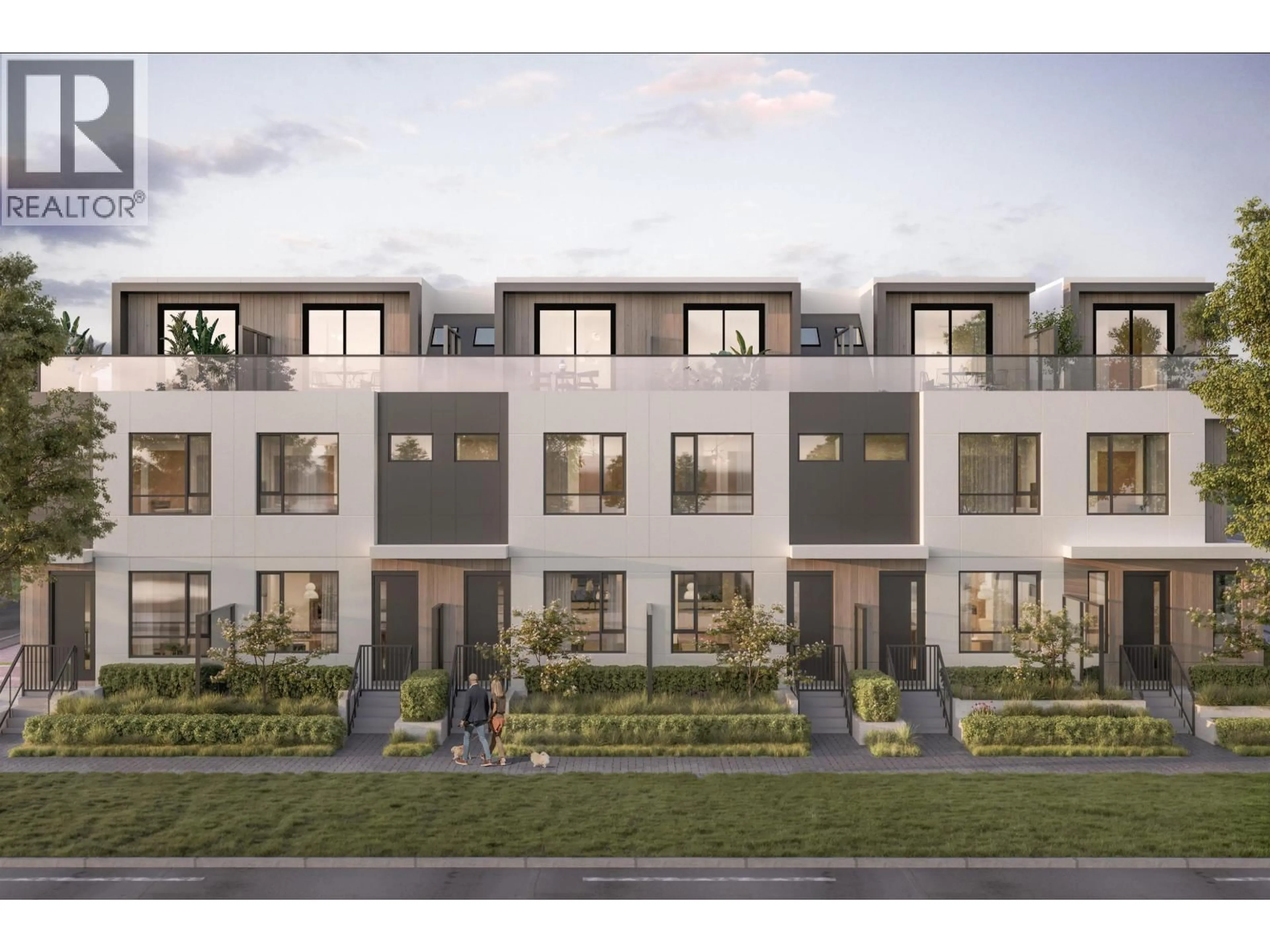 A pic from outside/outdoor area/front of a property/back of a property/a pic from drone, street for 142 - 7071 OAK STREET, Vancouver British Columbia V6P3Z8