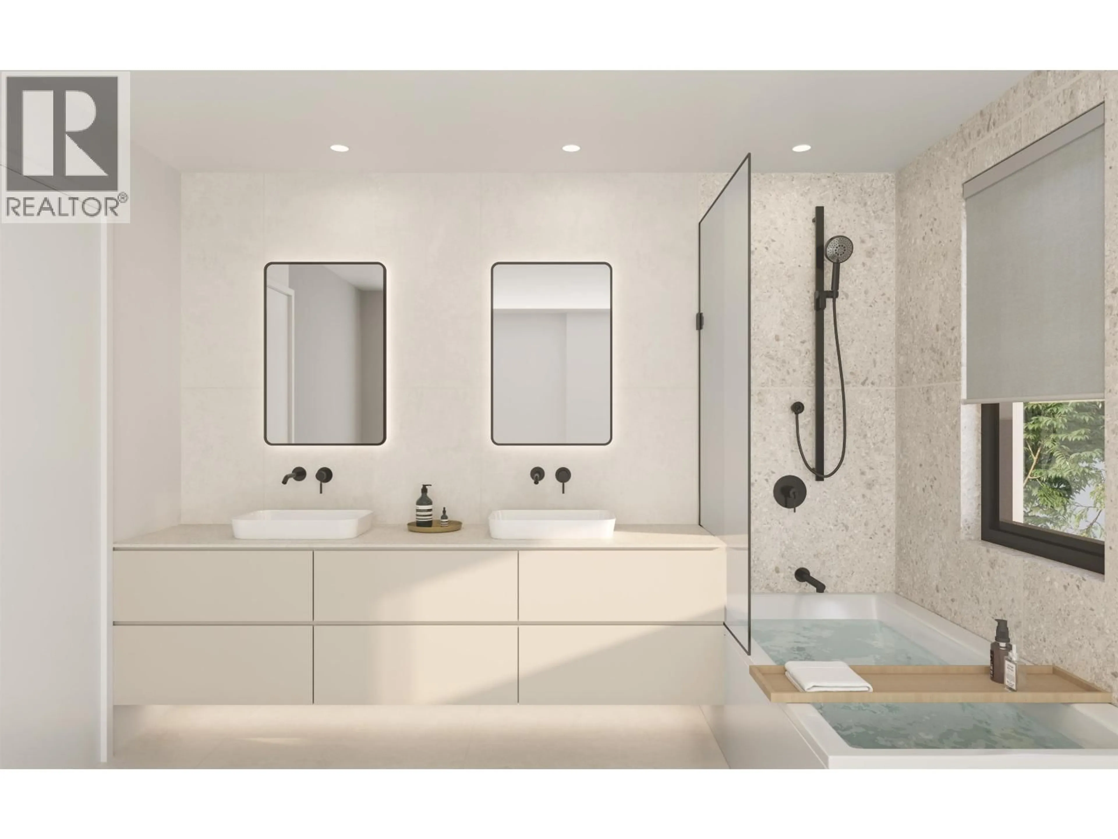 Contemporary bathroom, ceramic/tile floor for 142 - 7071 OAK STREET, Vancouver British Columbia V6P3Z8
