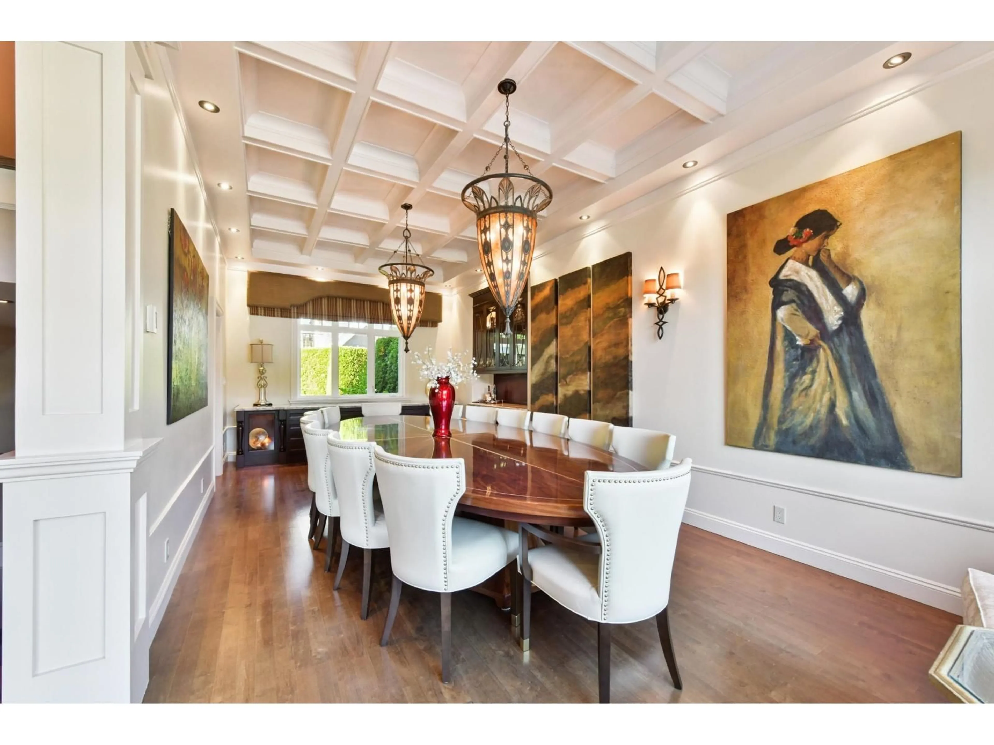 Dining room, wood/laminate floor for 14353 33 AVENUE, Surrey British Columbia V4P3M4