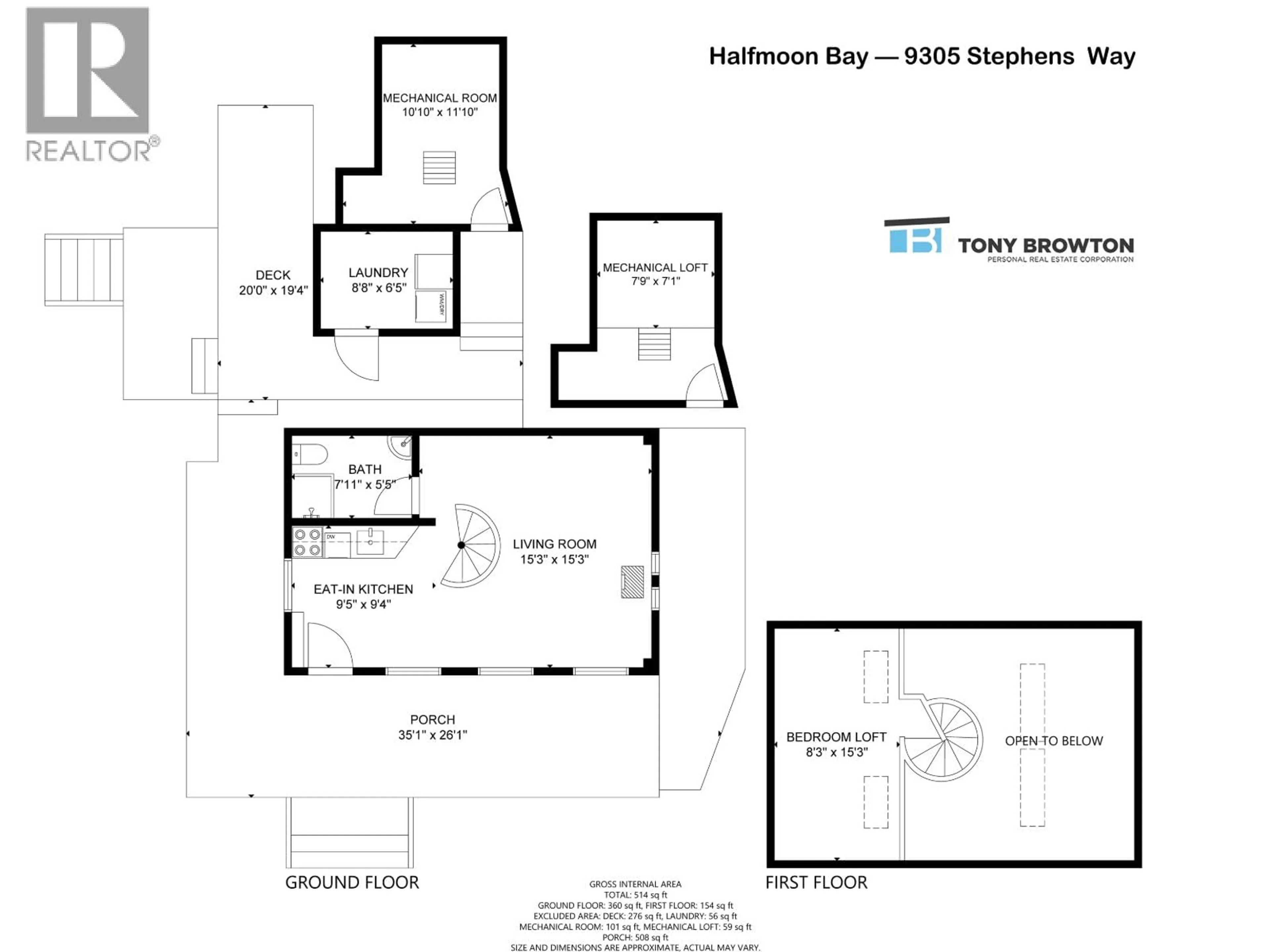 Floor plan for 9305 STEPHENS WAY, Halfmoon Bay British Columbia V7Z1G9