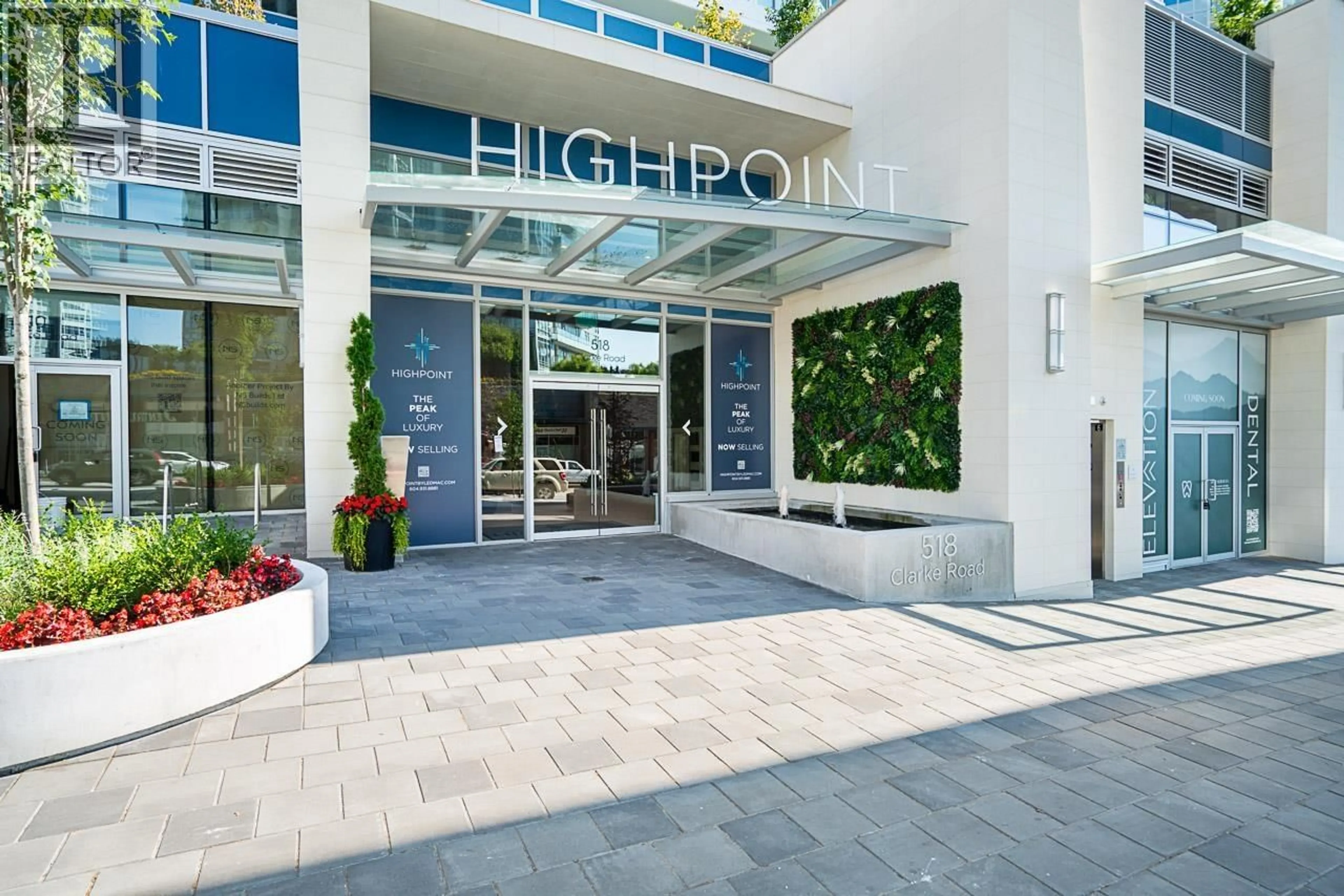 Lobby for 2301 - 518 CLARKE ROAD, Coquitlam British Columbia V3J0S7