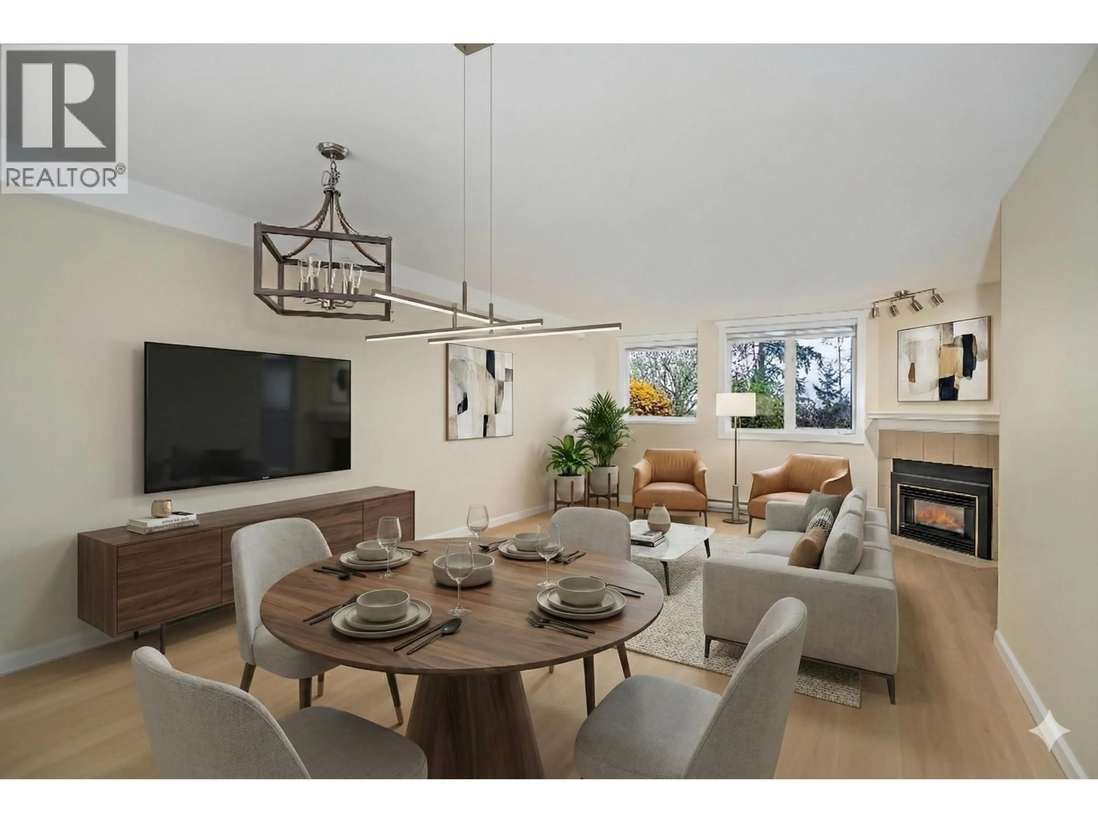 Living room with furniture, unknown for 110 - 6707 SOUTHPOINT DRIVE, Burnaby British Columbia V3N4V8