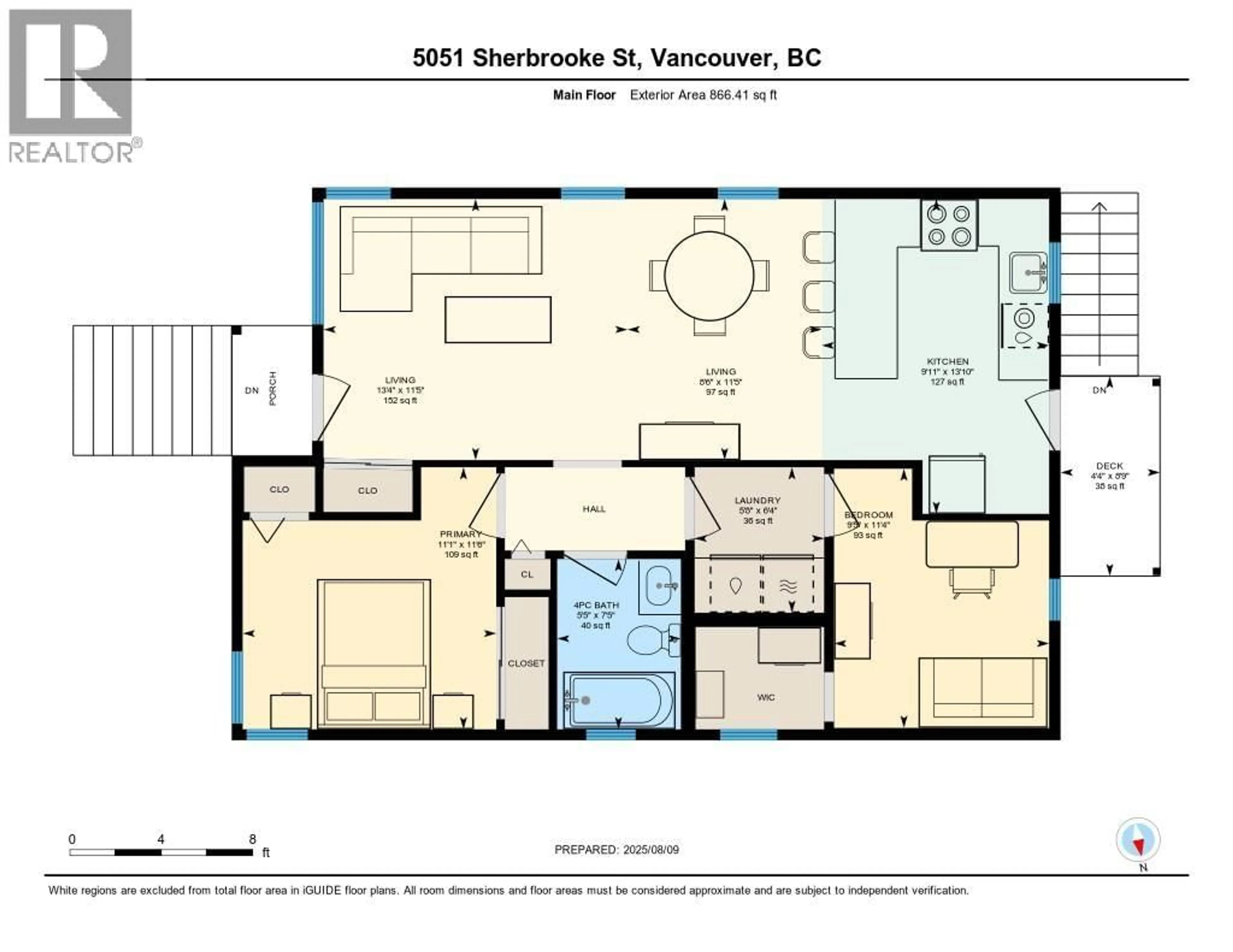 Floor plan for 5051 SHERBROOKE STREET, Vancouver British Columbia V5W3M1
