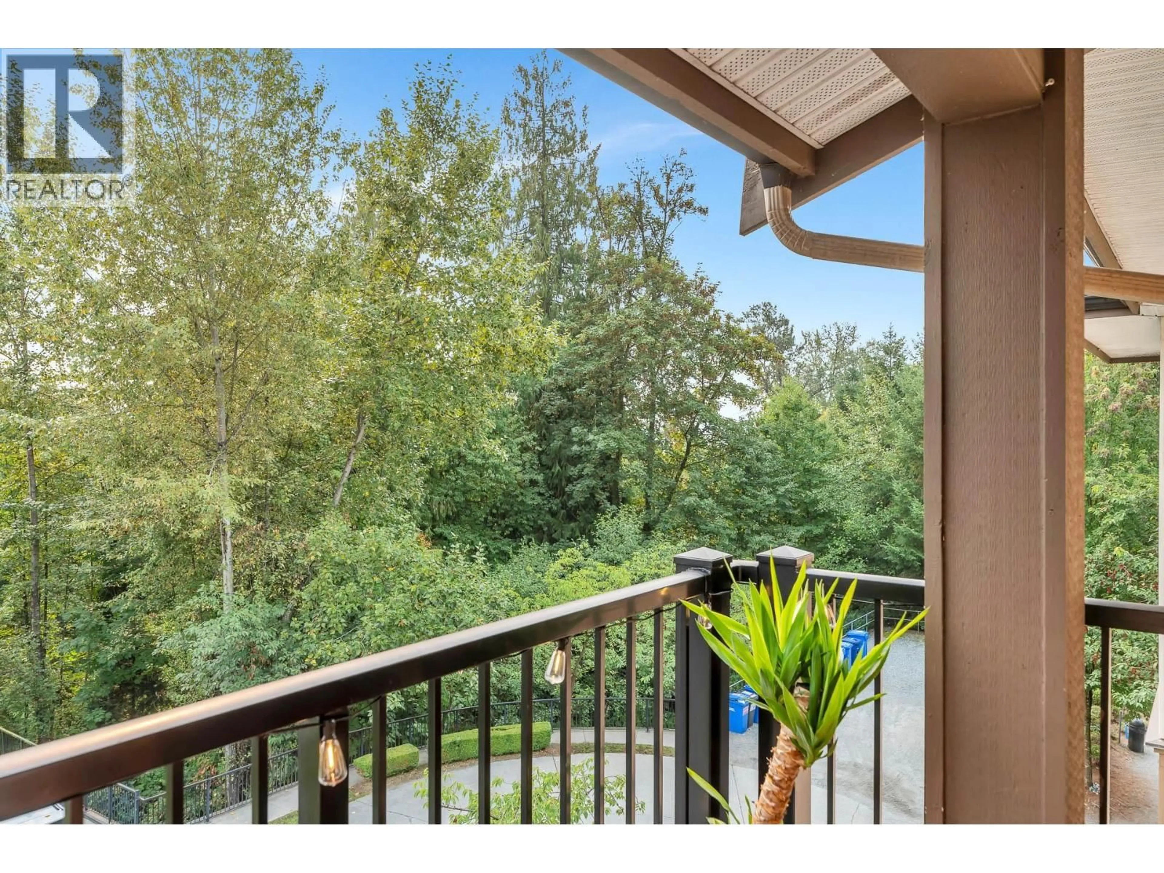 Balcony in the apartment, forest/trees view for 412 - 11665 HANEY, Maple Ridge British Columbia V2X8W9
