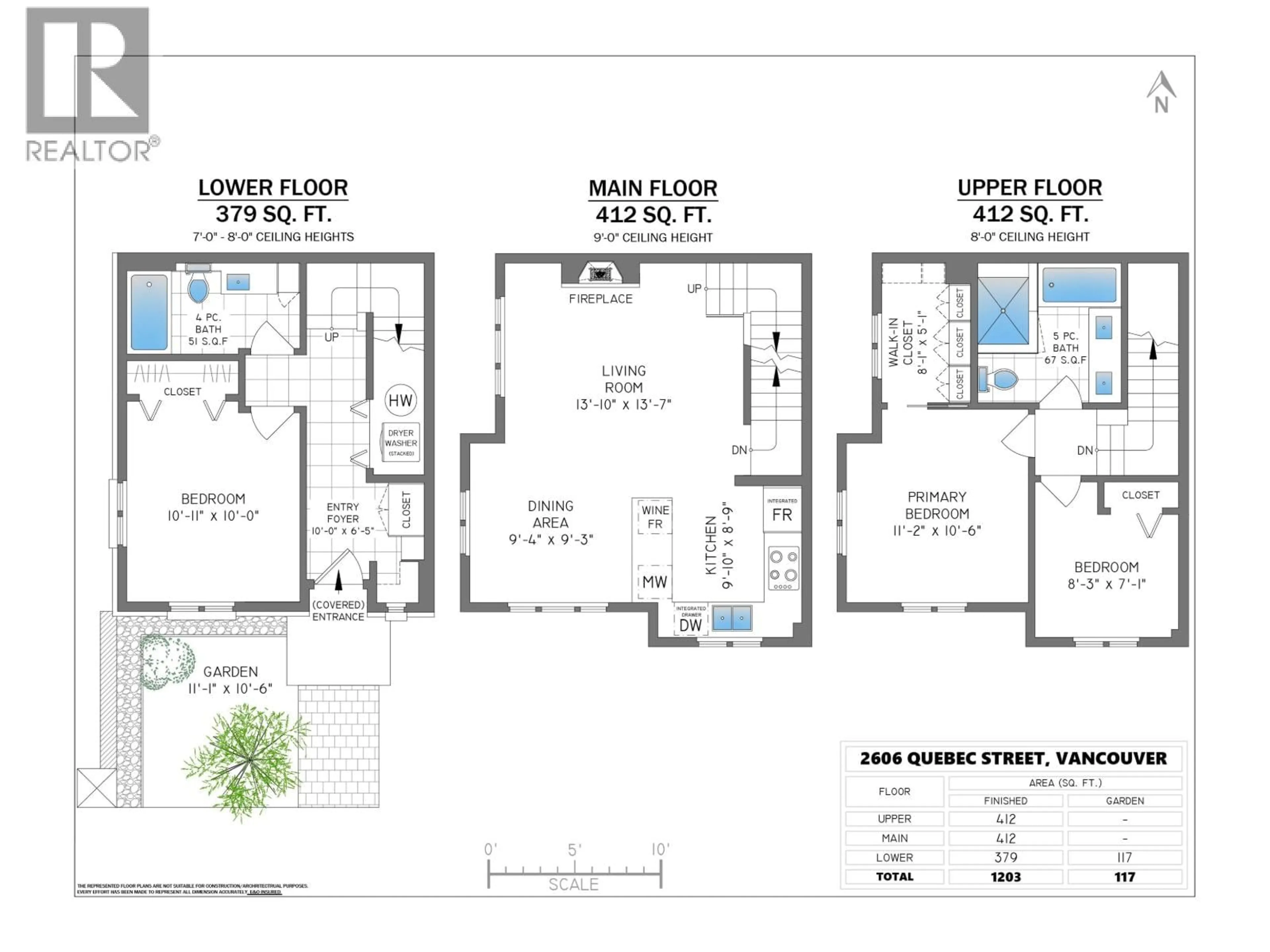 Floor plan for 2606 QUEBEC STREET, Vancouver British Columbia V5T3A5