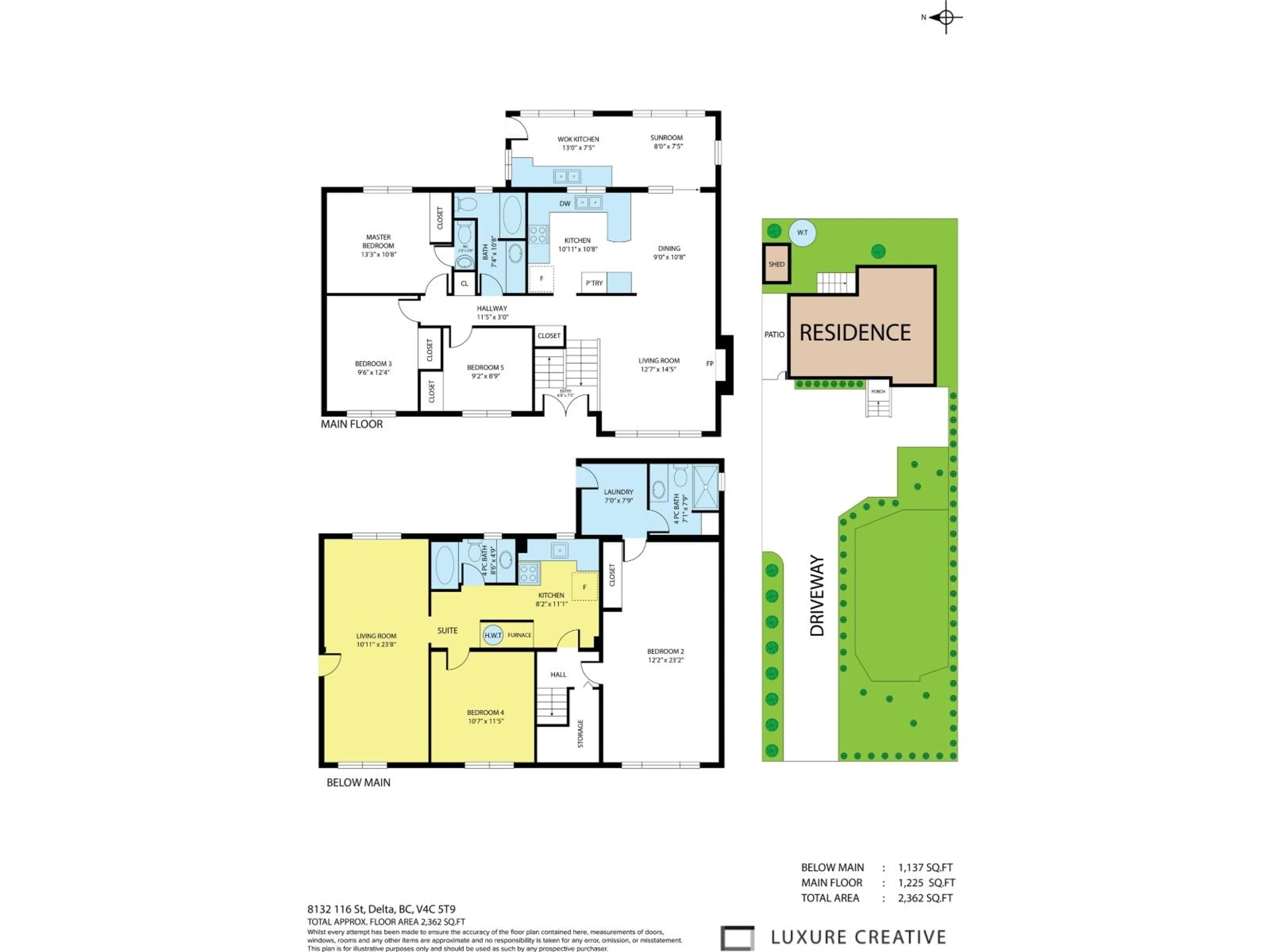 Floor plan for 8132 116 STREET, Delta British Columbia V4C5T9