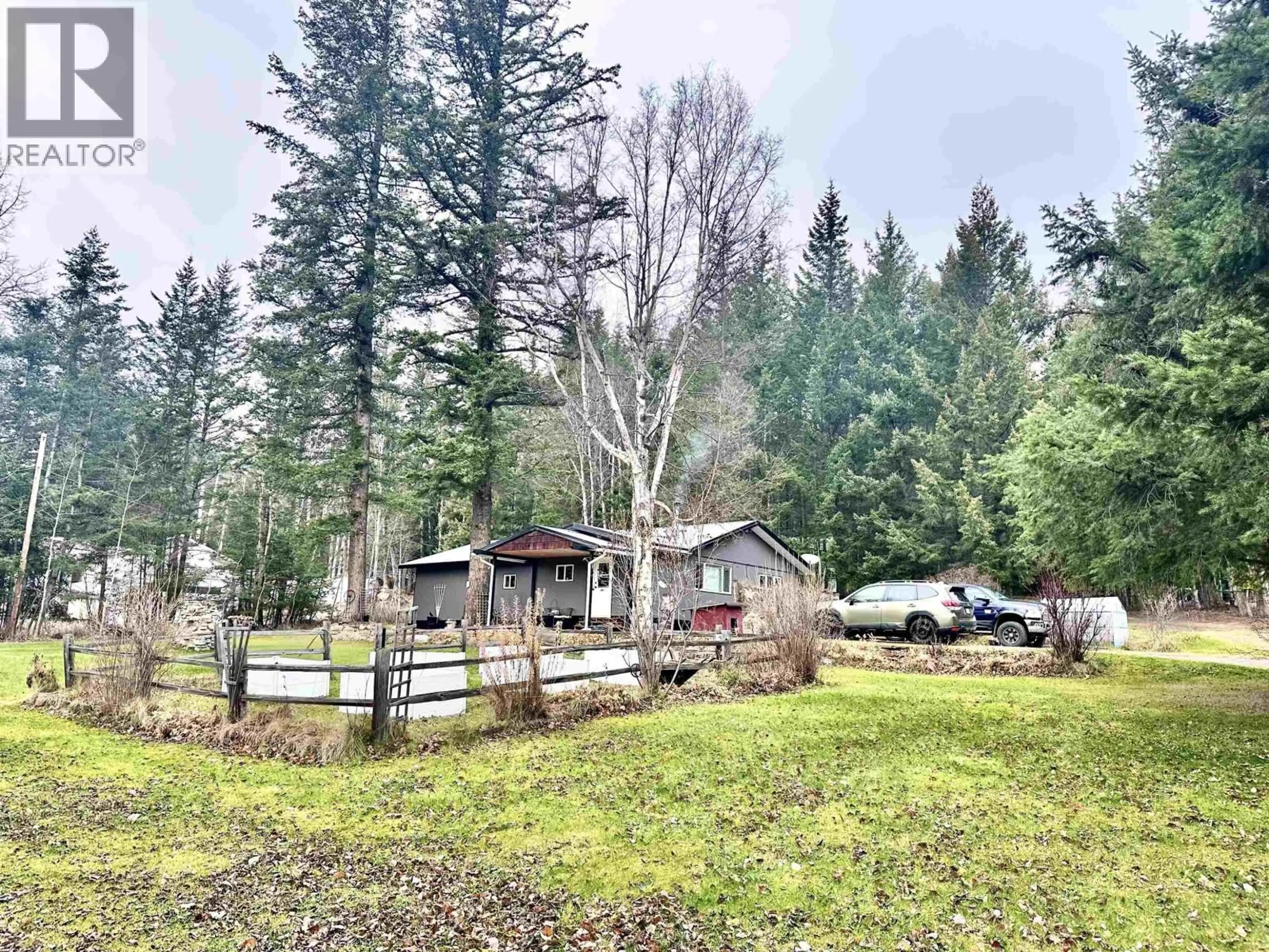A pic from outside/outdoor area/front of a property/back of a property/a pic from drone, forest/trees view for 310 MOUNTAIN VIEW ROAD, McBride British Columbia V0J2E0
