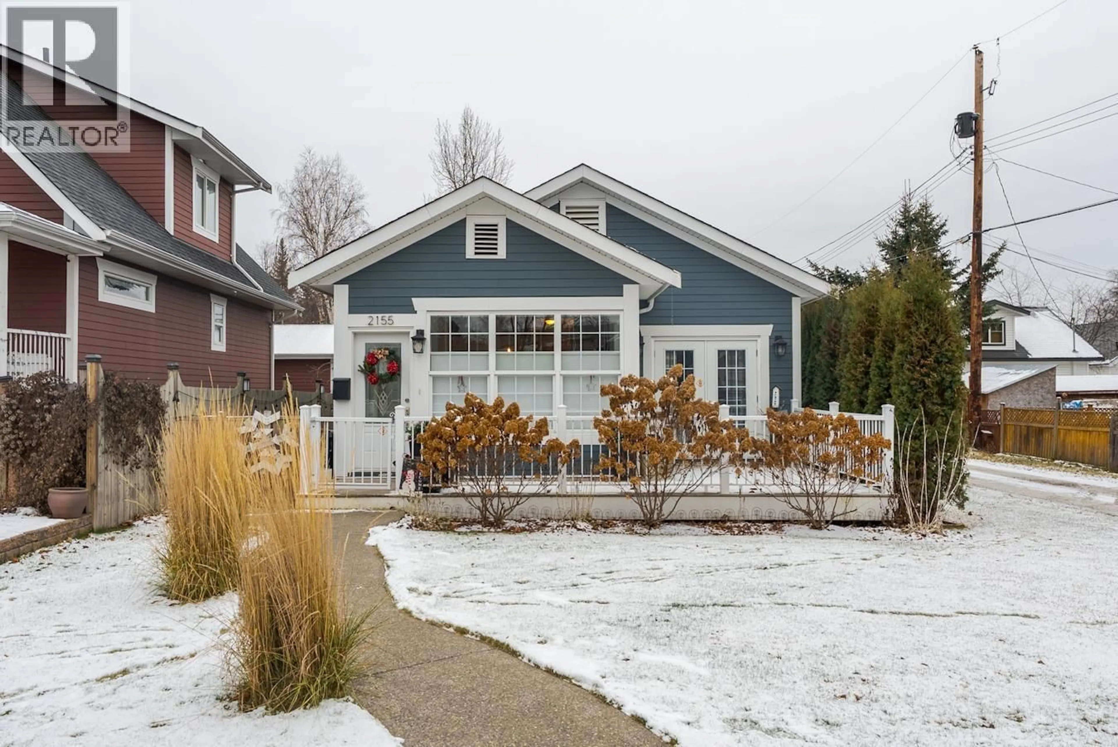 Home with vinyl exterior material, street for 2155 8TH AVENUE, Prince George British Columbia V2M1M5