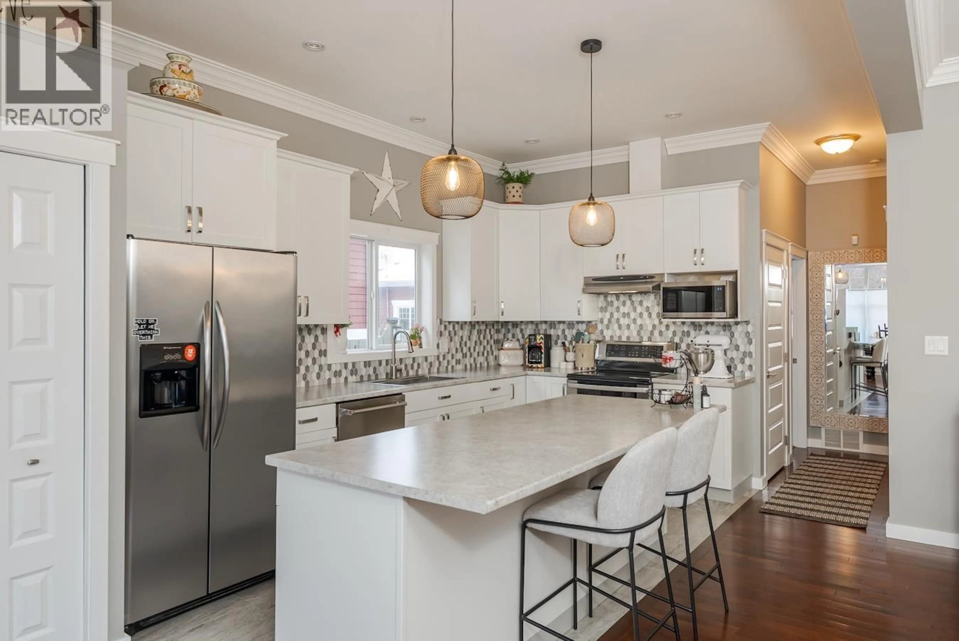 Open concept kitchen, ceramic/tile floor for 2155 8TH AVENUE, Prince George British Columbia V2M1M5