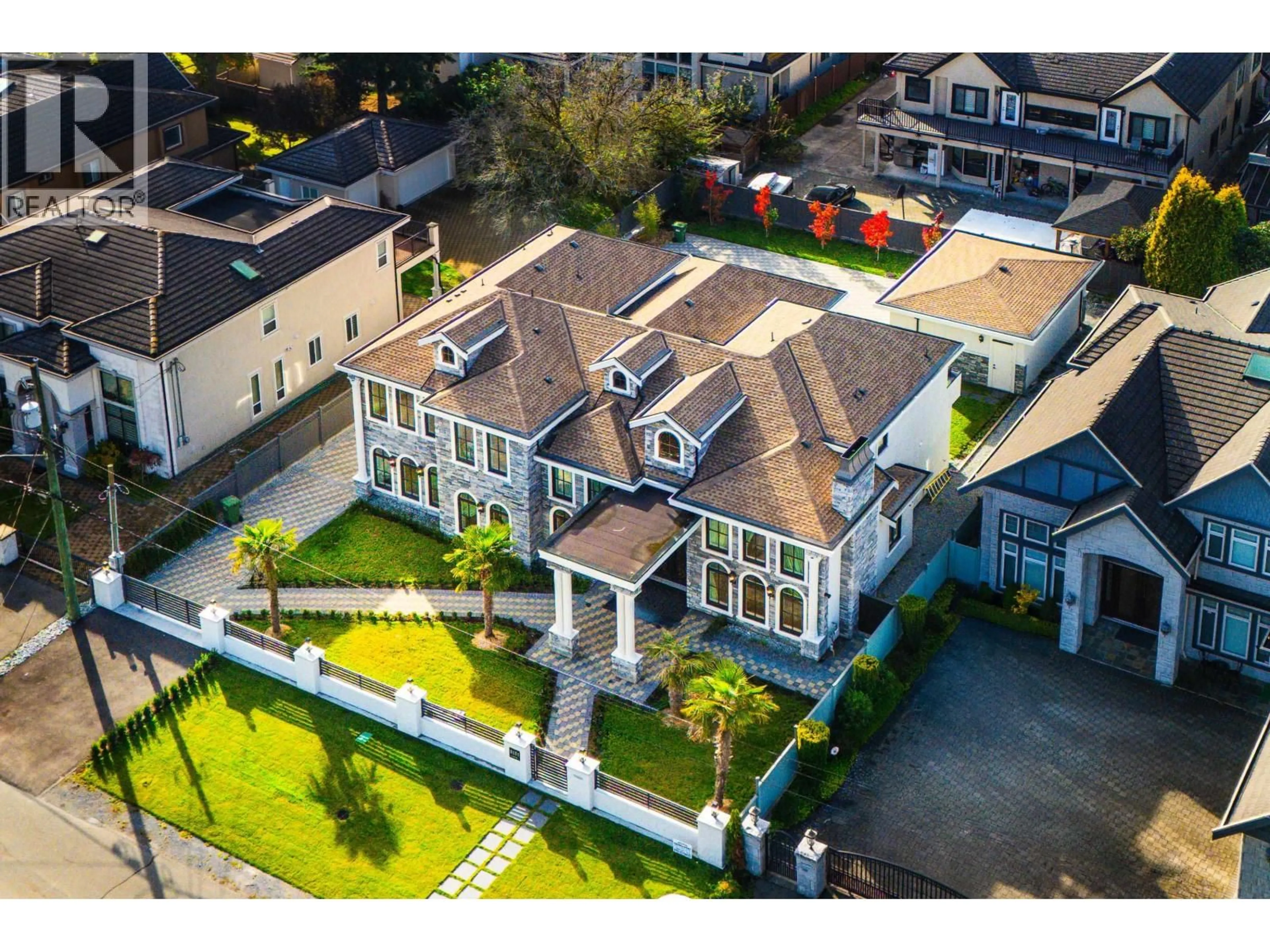 A pic from outside/outdoor area/front of a property/back of a property/a pic from drone, street for 8151 LUNDY ROAD, Richmond British Columbia V6Y2H4