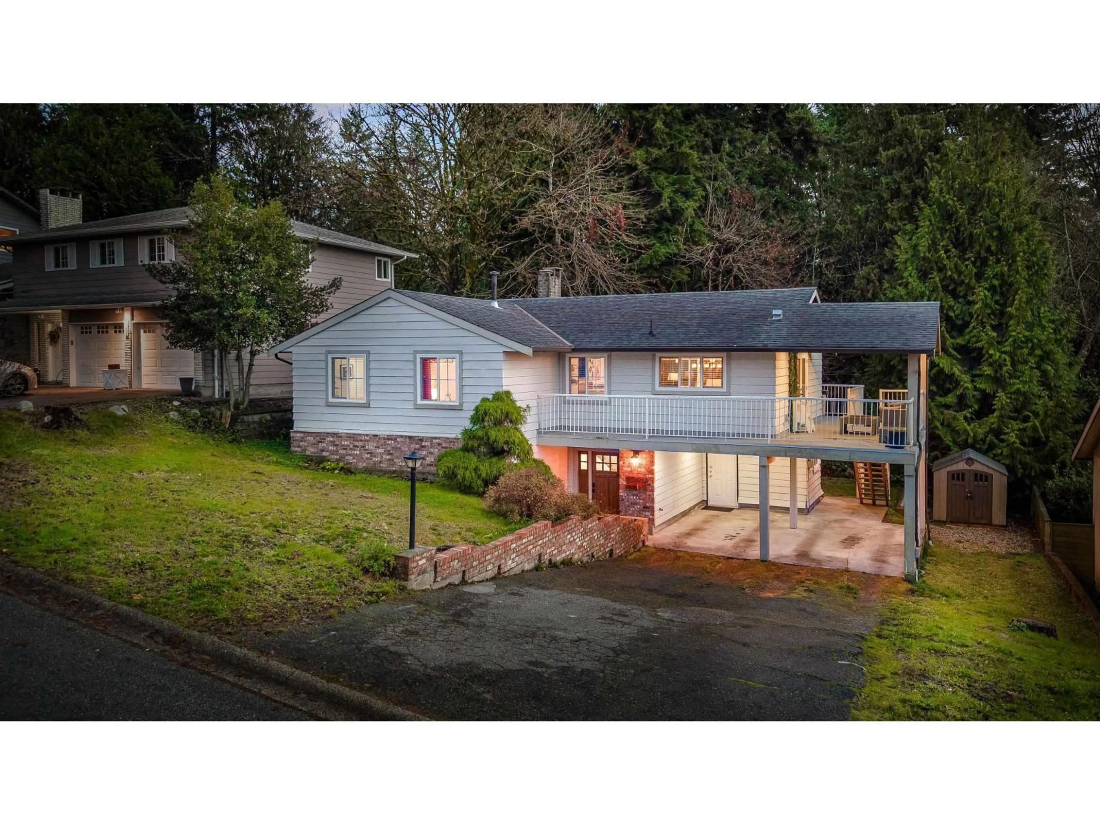 A pic from outside/outdoor area/front of a property/back of a property/a pic from drone, street for 7403 BARRYMORE DRIVE, Delta British Columbia V4C6X3