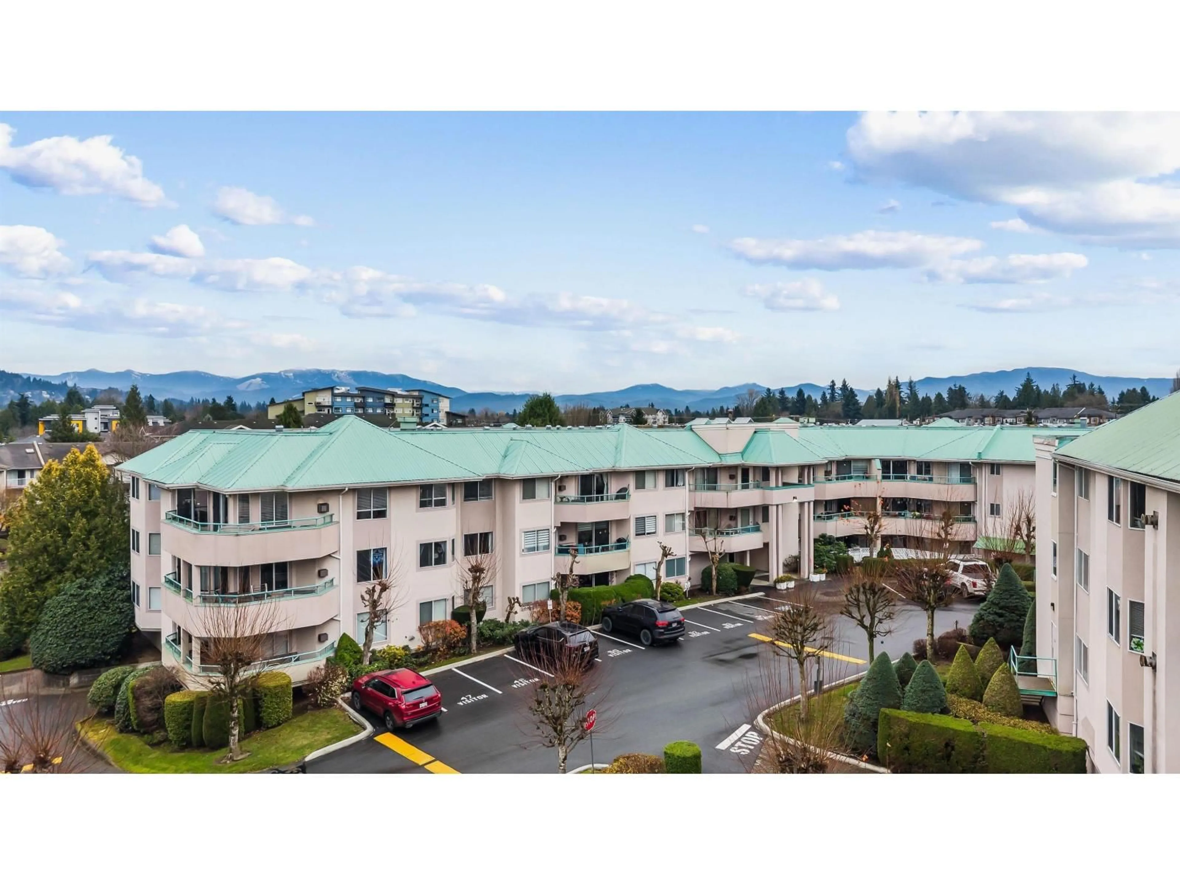 A pic from outside/outdoor area/front of a property/back of a property/a pic from drone, mountain view for 120 - 33175 OLD YALE ROAD, Abbotsford British Columbia V2S2J4