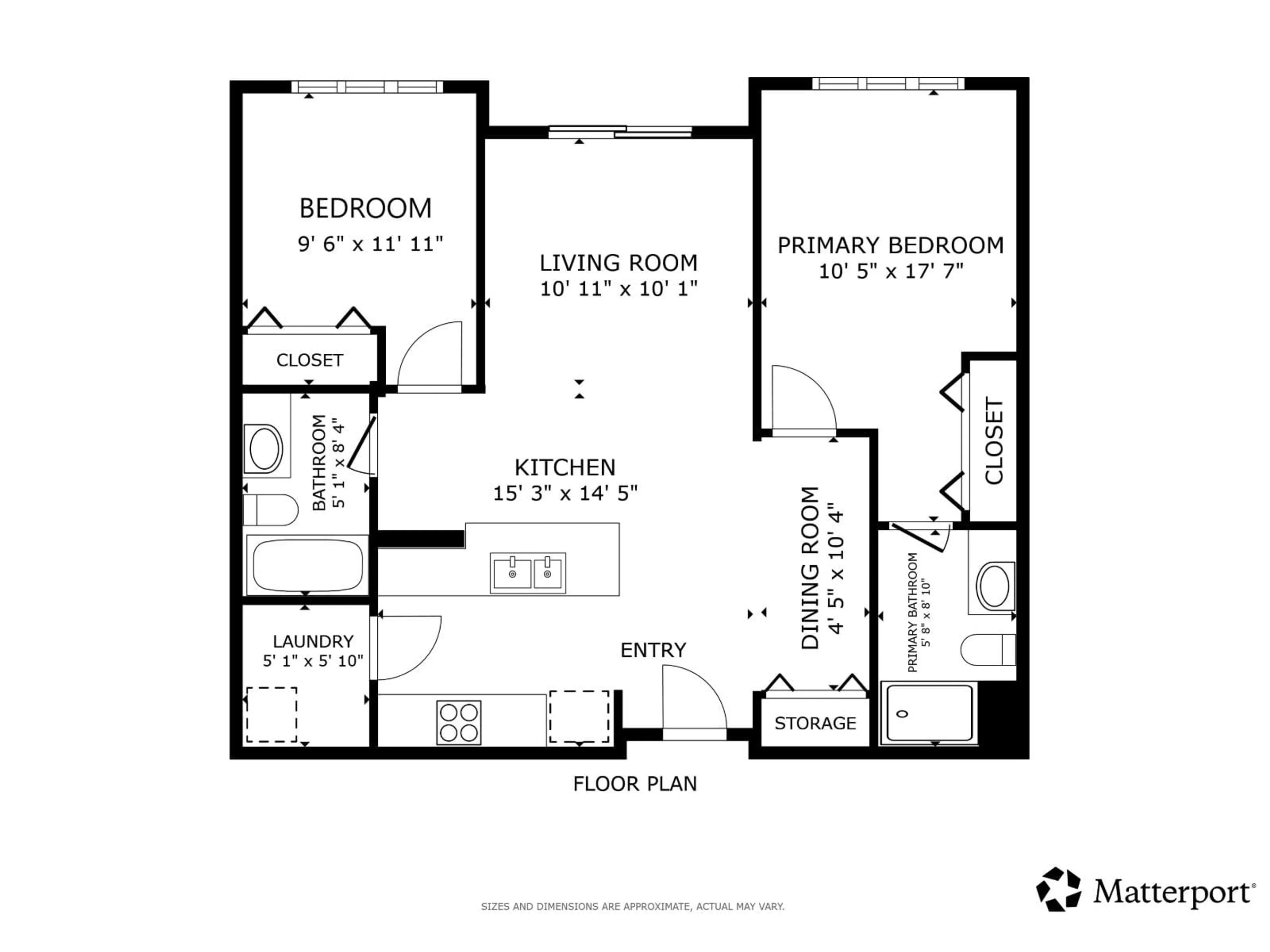 Floor plan for 305 - 20062 FRASER HIGHWAY, Langley British Columbia V3A0E6