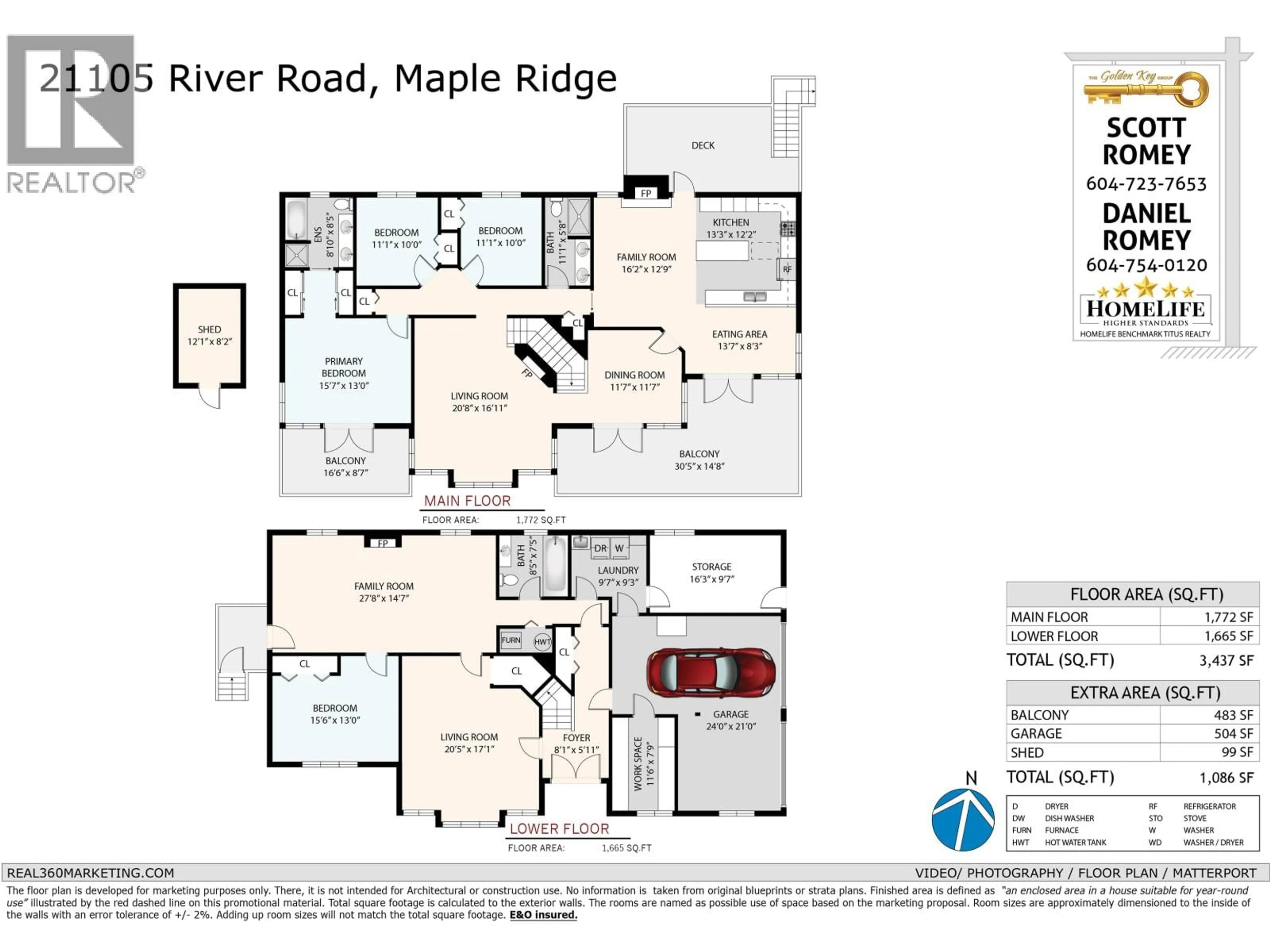 Floor plan for 21105 RIVER ROAD, Maple Ridge British Columbia V2X2A1
