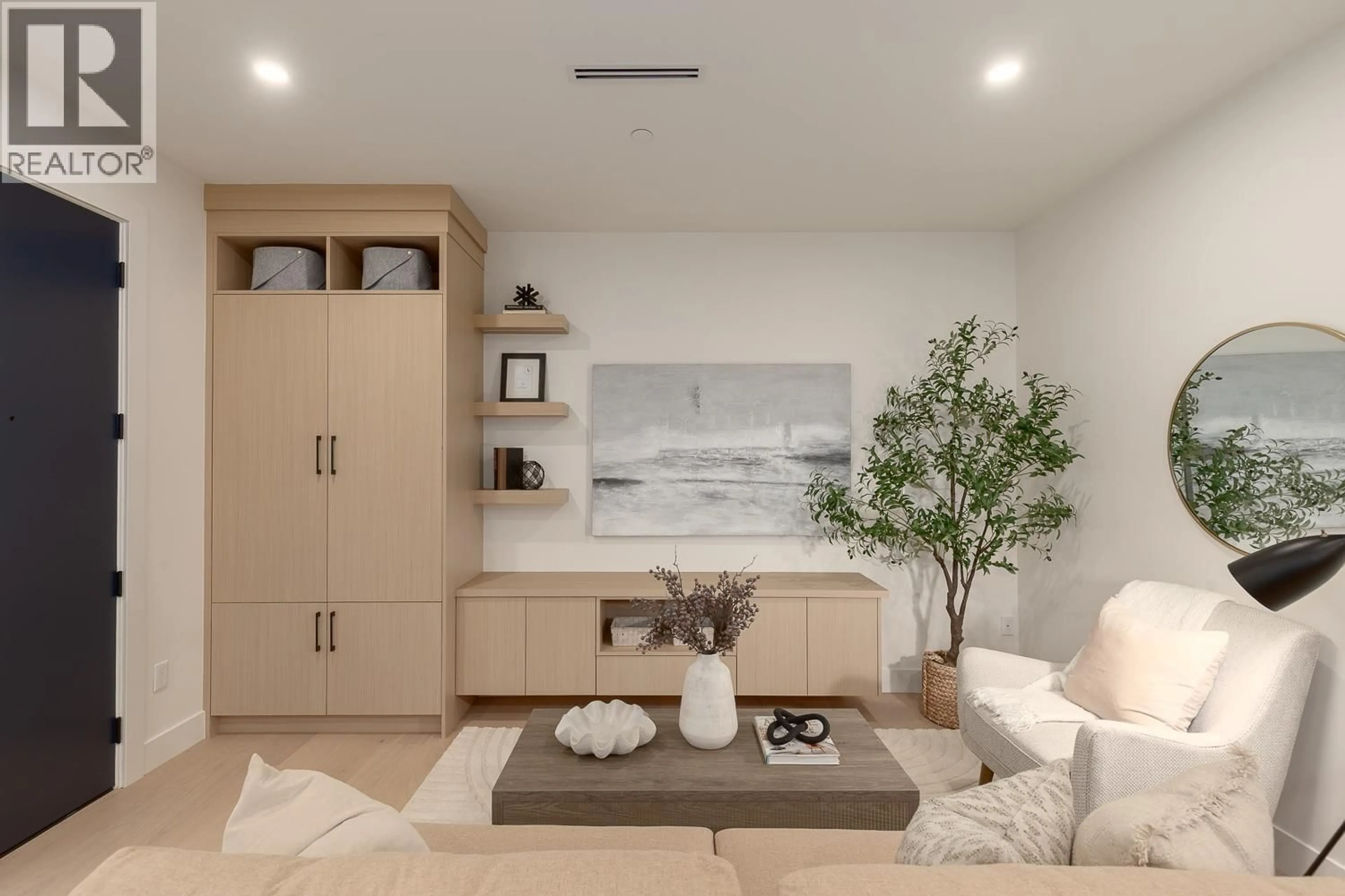 Living room with furniture, ceramic/tile floor for 1 - 3508 PENDER STREET, Vancouver British Columbia V5K2E3