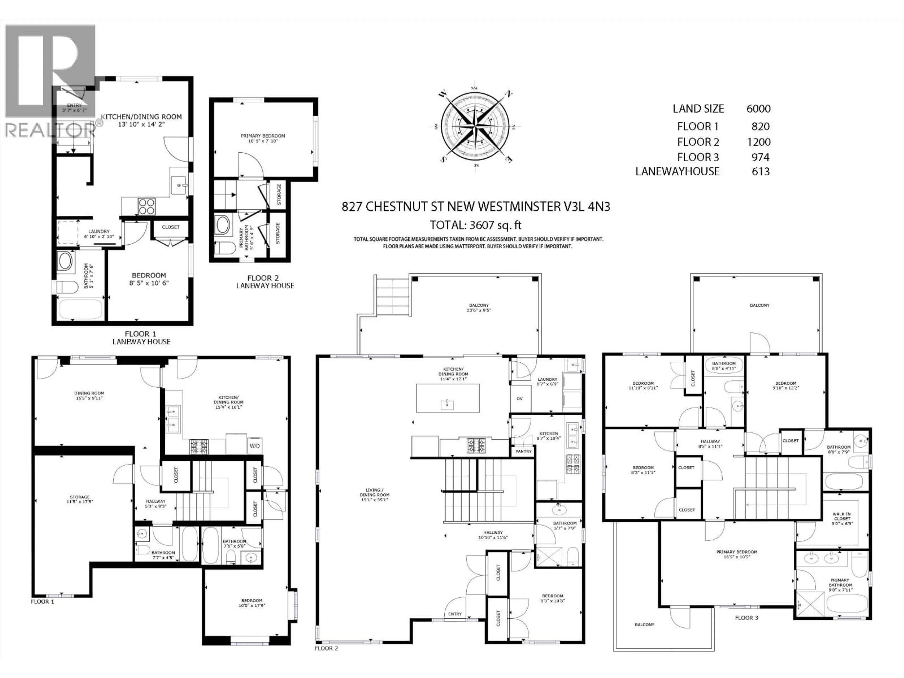 Floor plan for 827 CHESTNUT STREET, New Westminster British Columbia V3L4N3