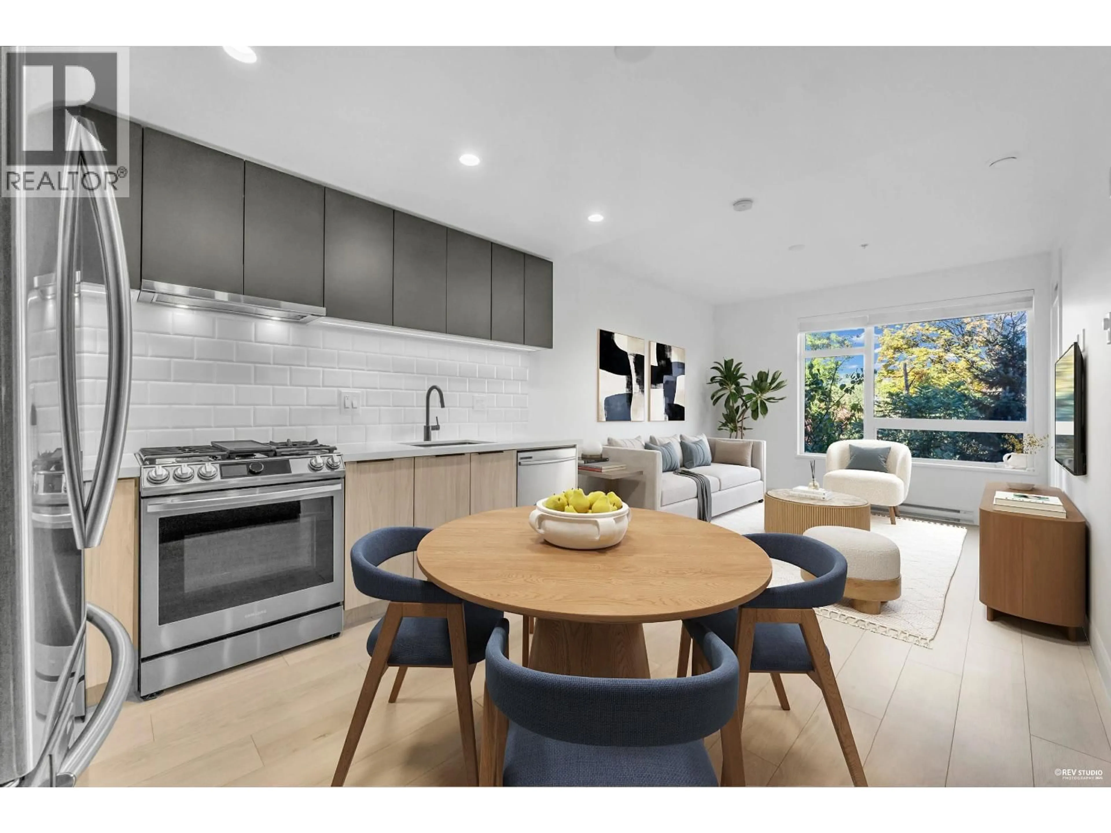 Open concept kitchen, unknown for 203 - 3038 ST GEORGE STREET, Port Moody British Columbia V3H0L3