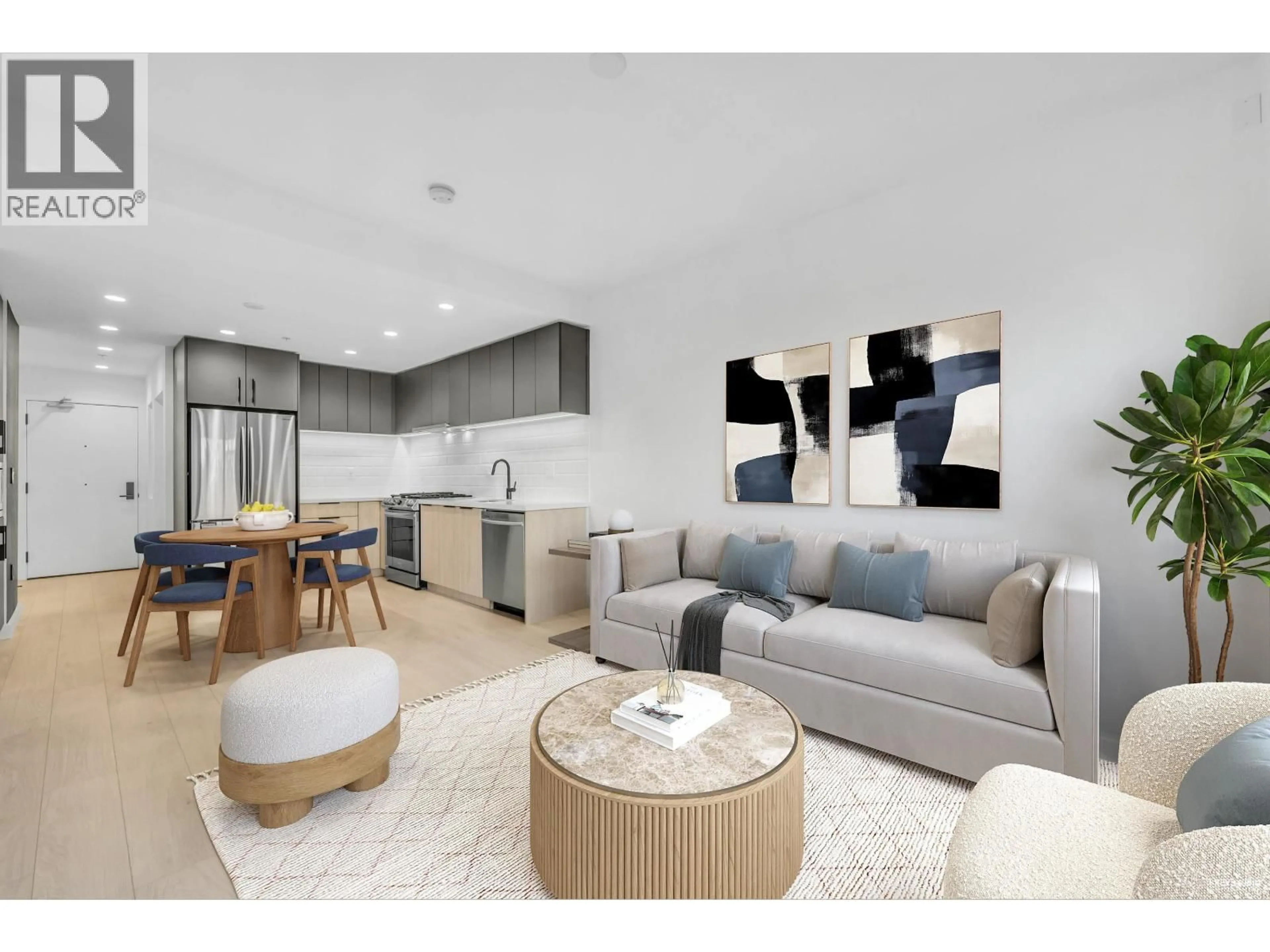 Living room with furniture, unknown for 203 - 3038 ST GEORGE STREET, Port Moody British Columbia V3H0L3