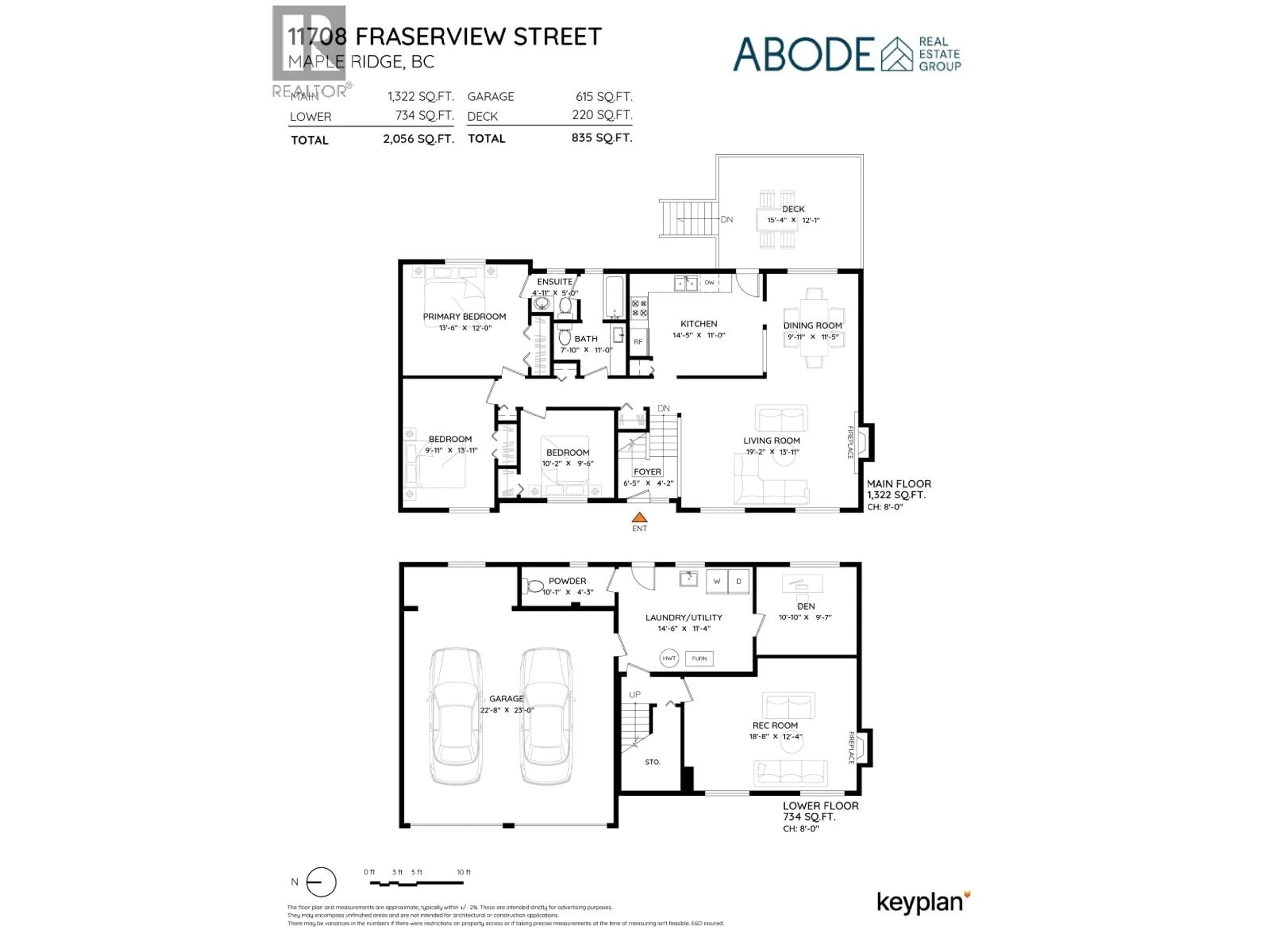 Floor plan for 11708 FRASERVIEW STREET, Maple Ridge British Columbia V2X8A8