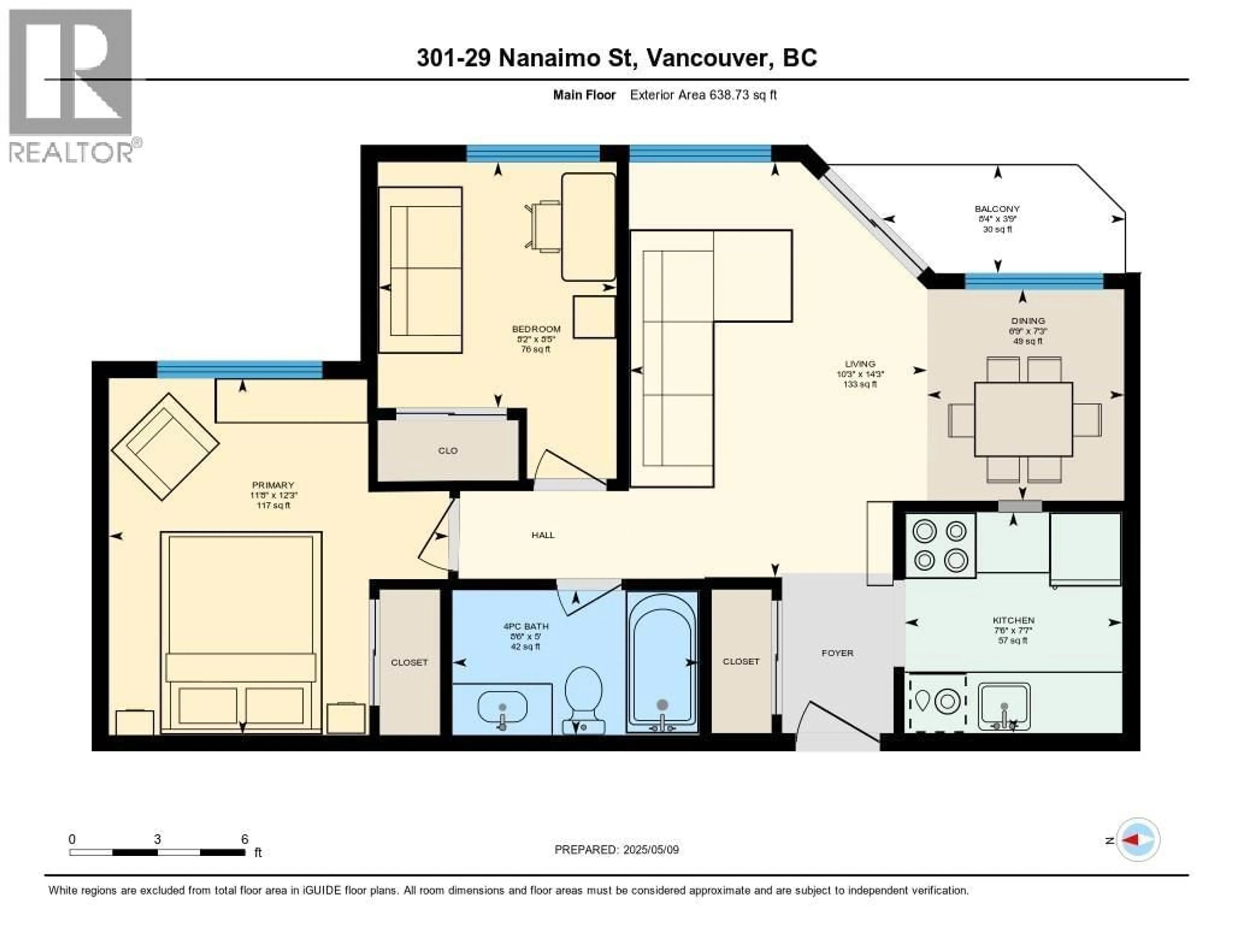 Floor plan for 301 - 29 NANAIMO STREET, Vancouver British Columbia V5L4Z6