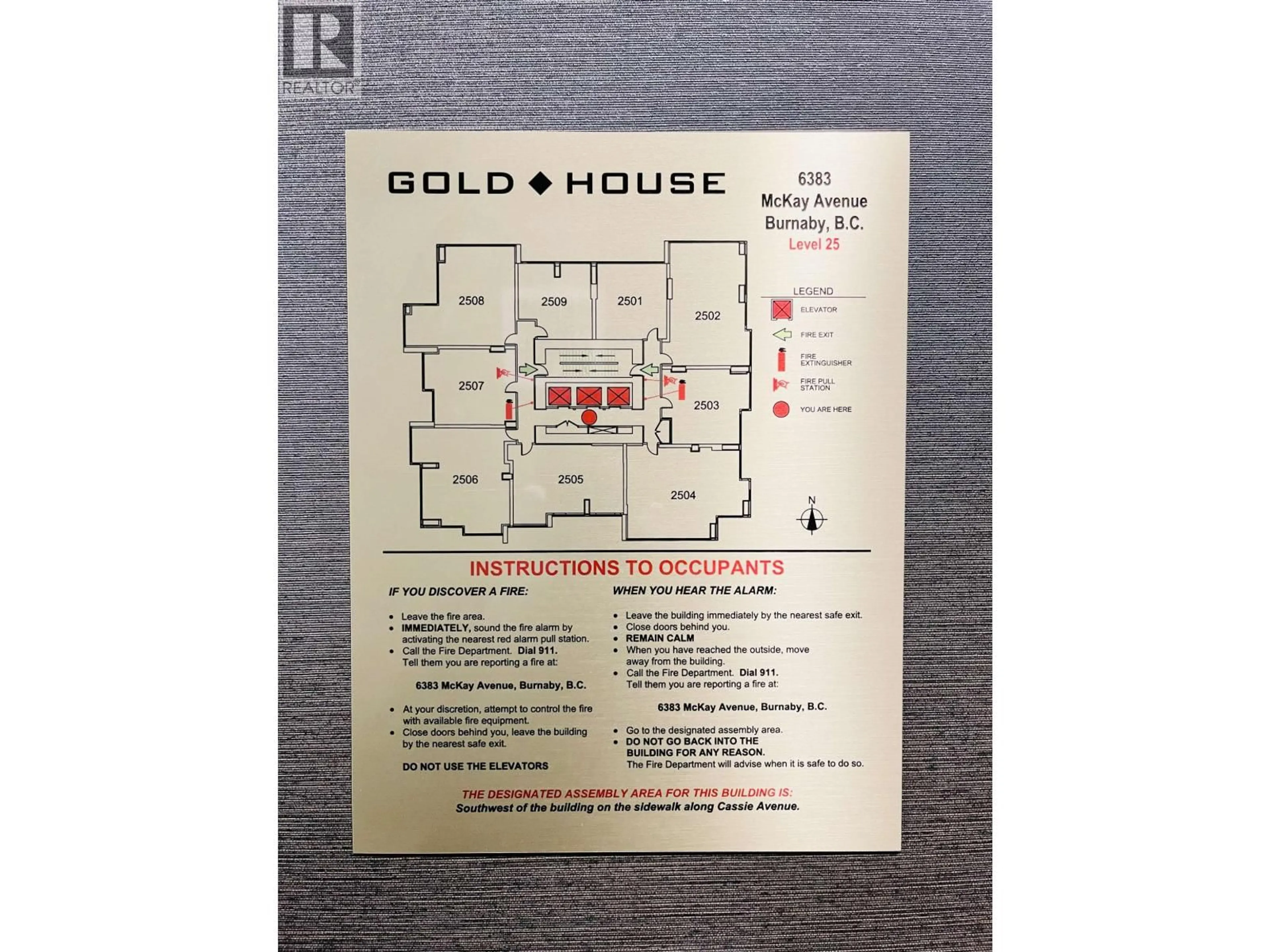Floor plan for 2508 - 6383 MCKAY AVENUE, Burnaby British Columbia V5H0H8